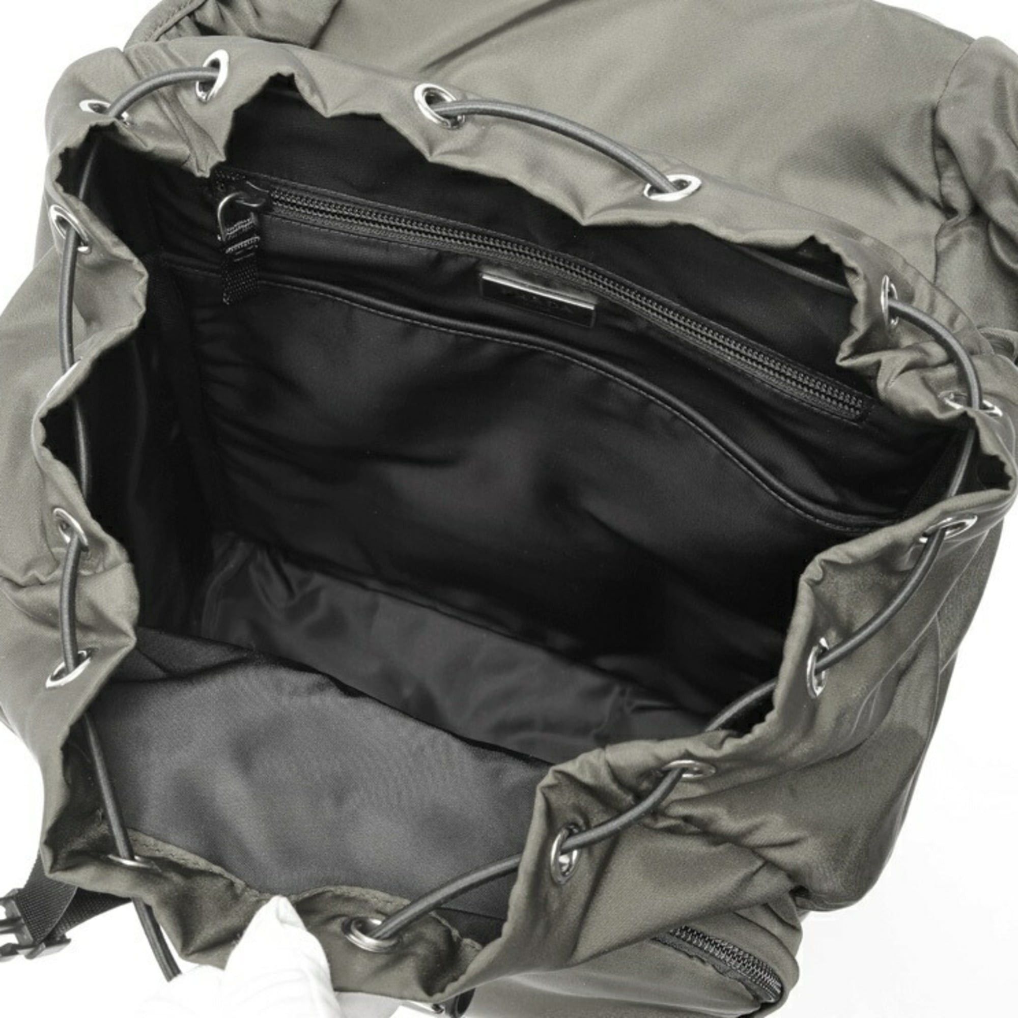 Prada Prada Backpack 2VZ062 Nylon Mimetico (Khaki) Size ONE SIZE - 9 Thumbnail