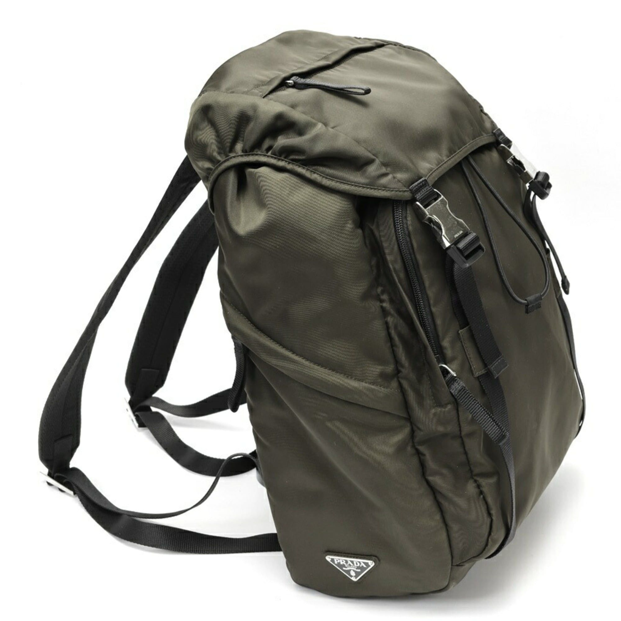 Prada Prada Backpack 2VZ062 Nylon Mimetico (Khaki) Size ONE SIZE - 2 Thumbnail