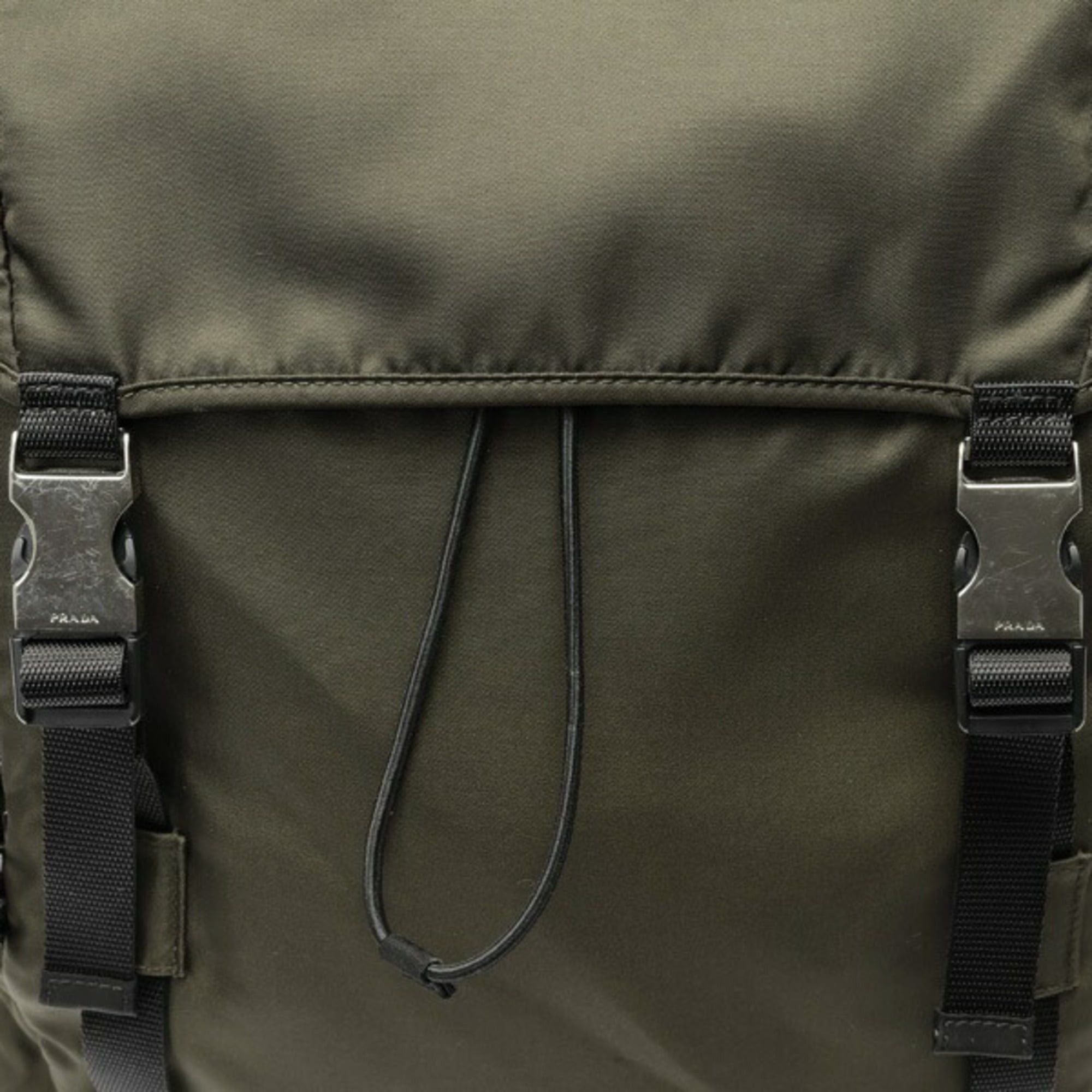 Prada Prada Backpack 2VZ062 Nylon Mimetico (Khaki) Size ONE SIZE - 7 Thumbnail
