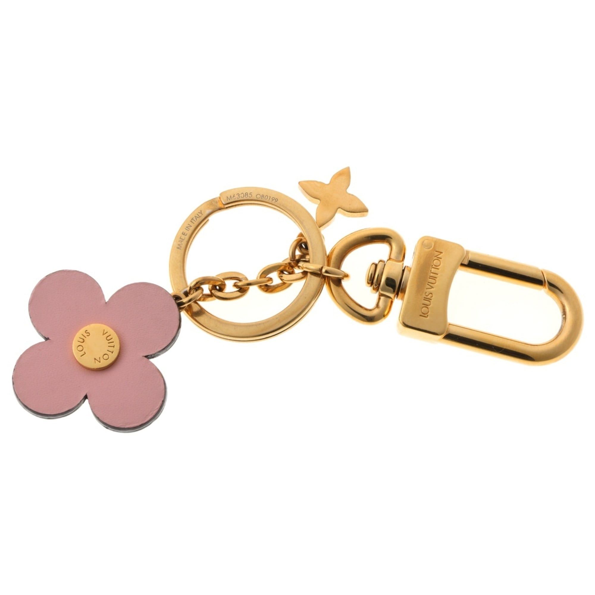 Louis Vuitton Louis Vuitton Blooming Flower BB Key Ring M63085 Metal Gold Size ONE SIZE - 2 Thumbnail