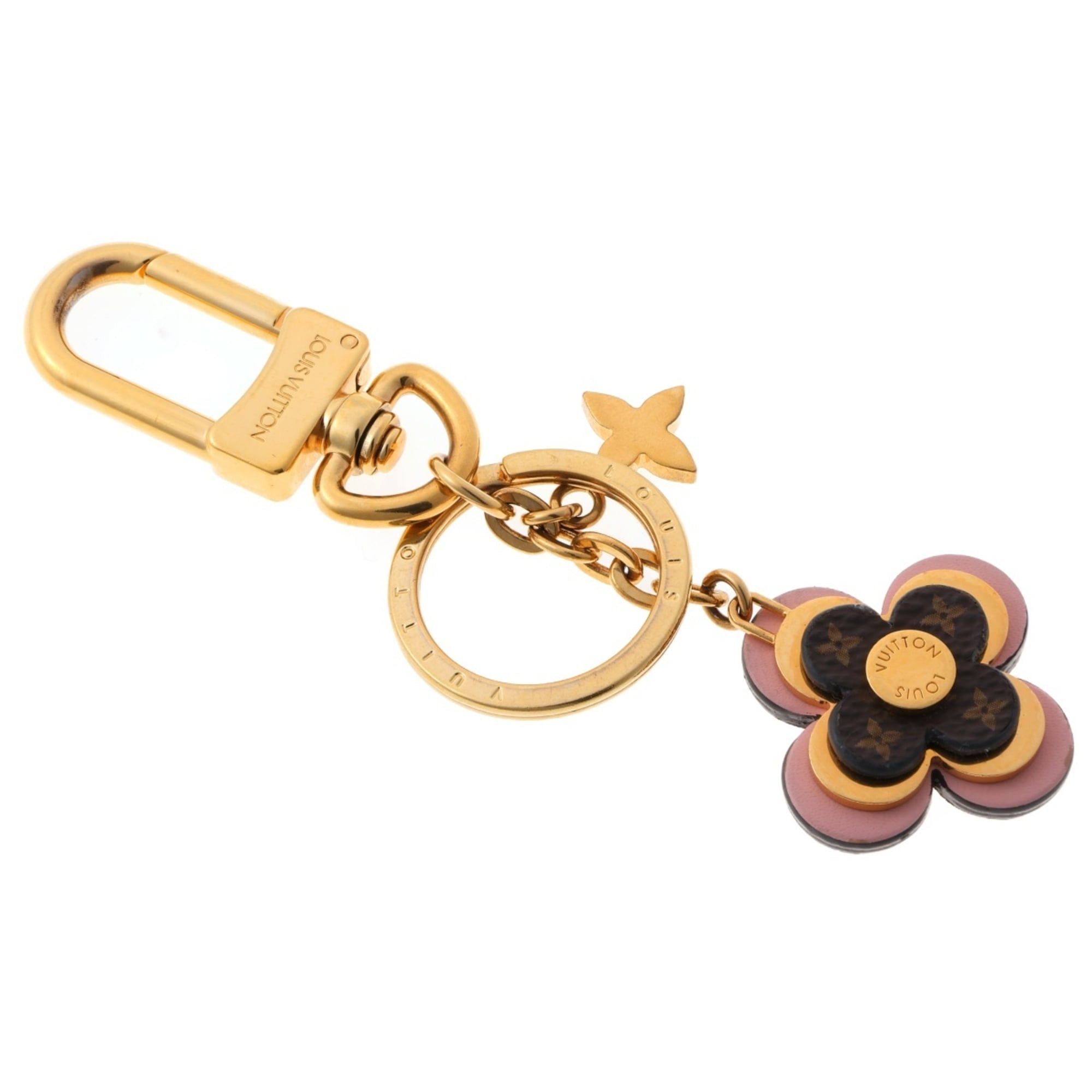 Louis Vuitton Louis Vuitton Blooming Flower BB Key Ring M63085 Metal Gold Size ONE SIZE - 3 Thumbnail