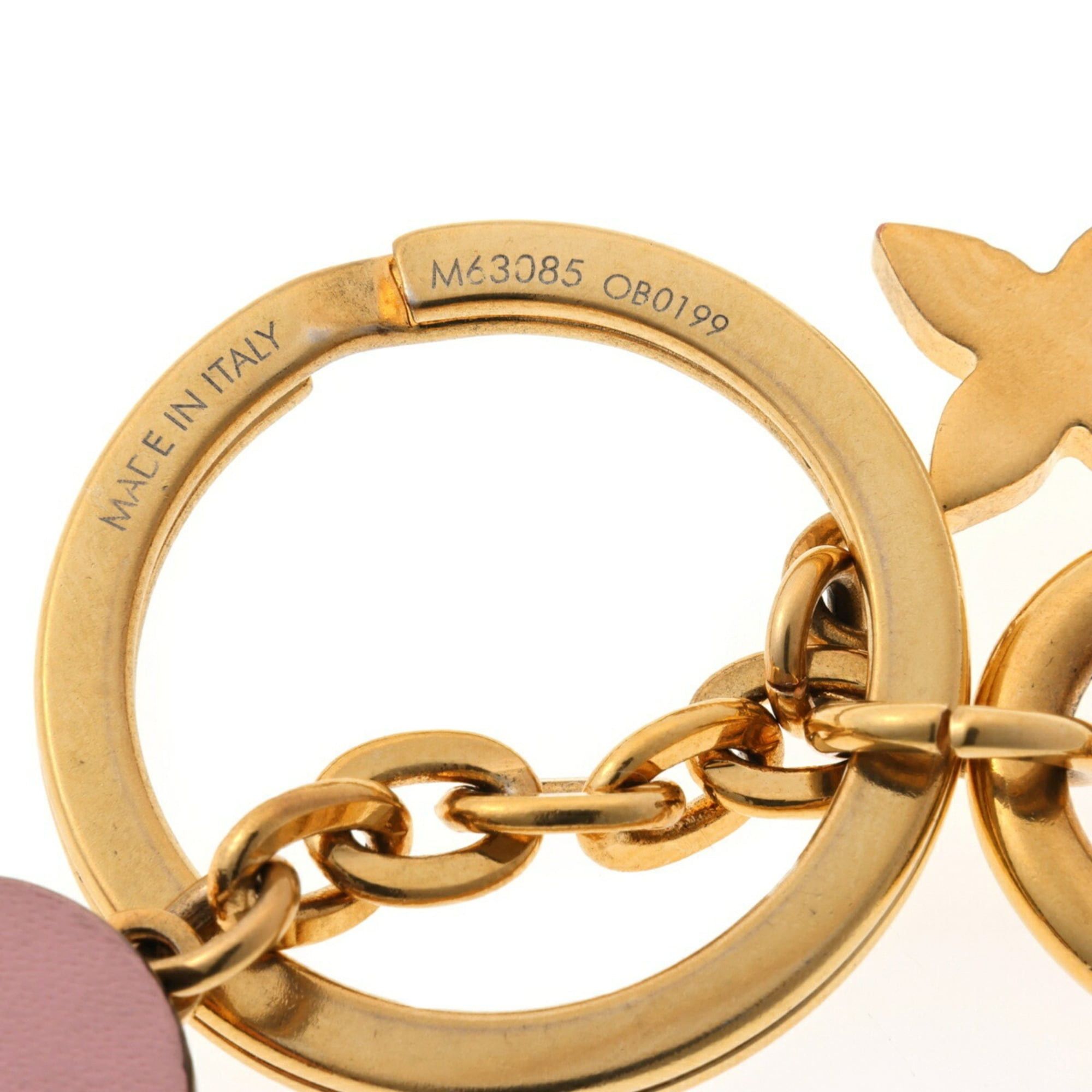 Louis Vuitton Louis Vuitton Blooming Flower BB Key Ring M63085 Metal Gold Size ONE SIZE - 4 Thumbnail