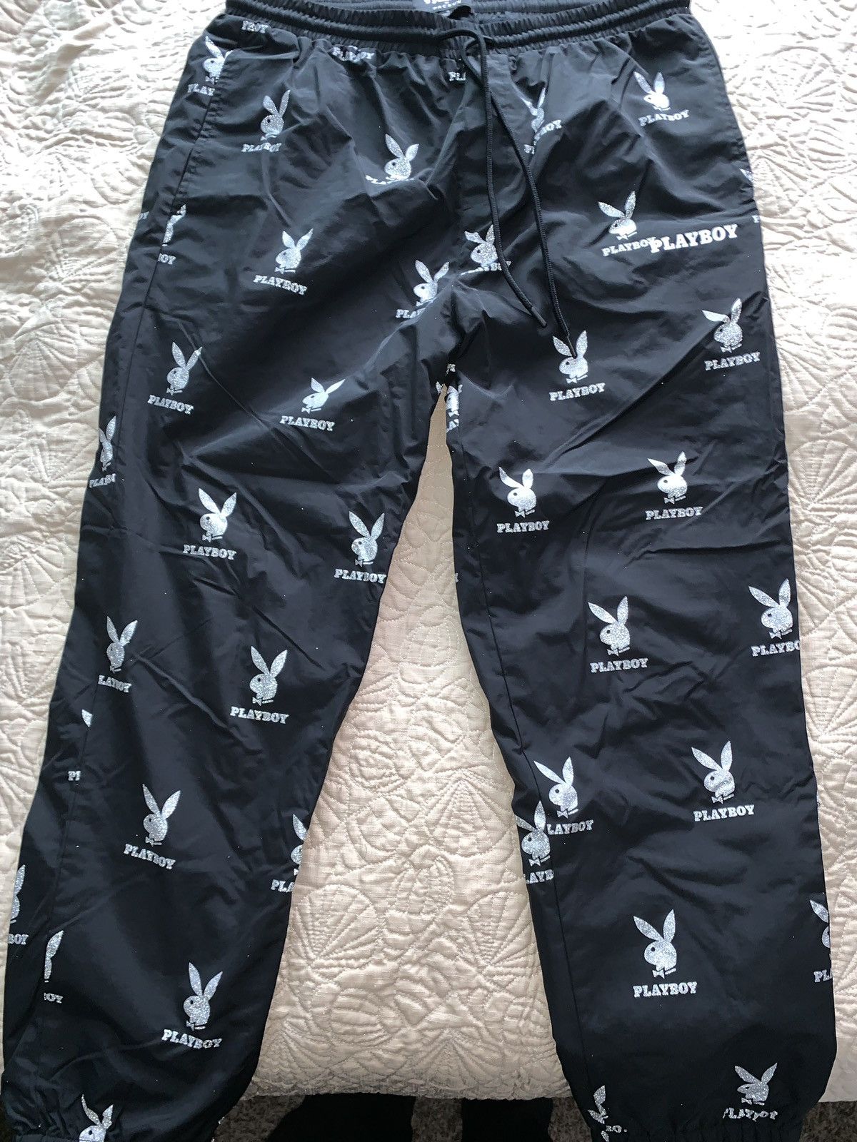 Pacsun Playboy Reflective Track Pants | Grailed