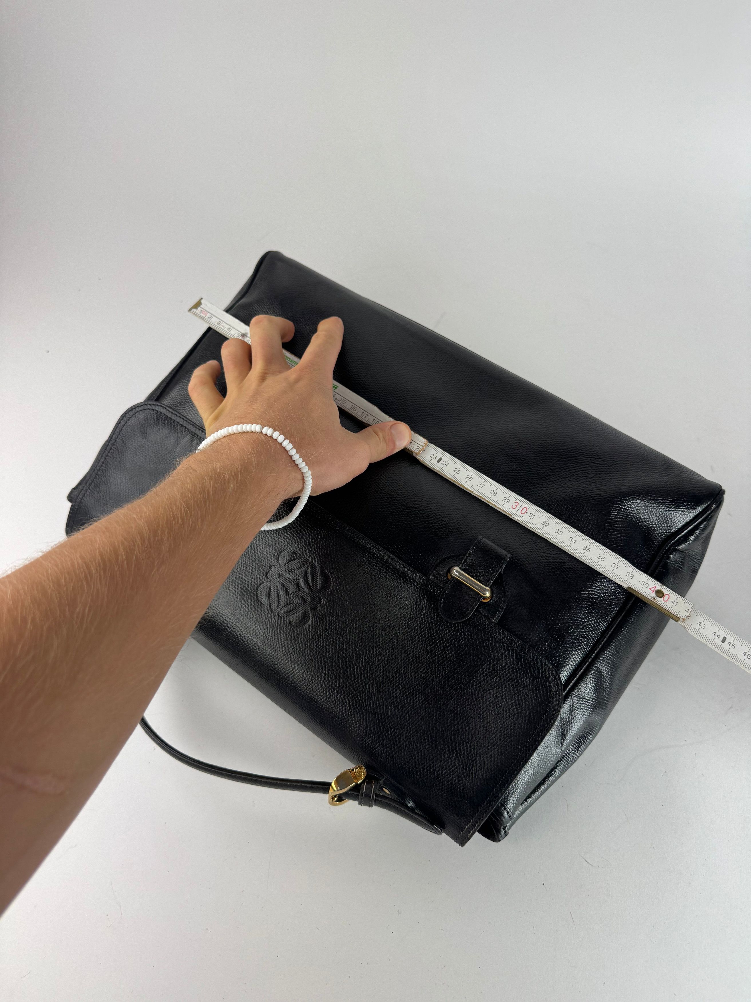 Loewe Vintage 2 Way Leather Bag brown black Size ONE SIZE - 11 Thumbnail