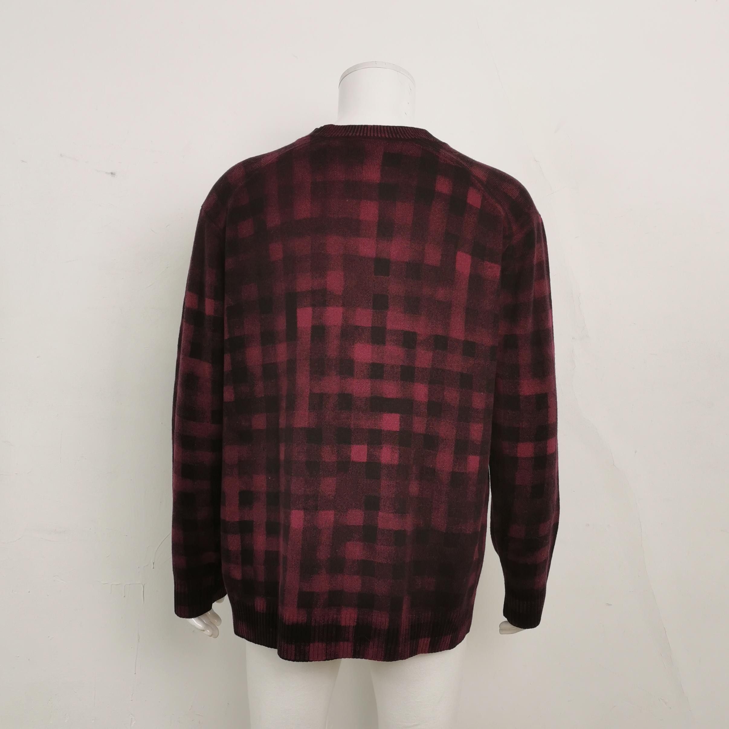 Kenzo Kenzo Checkered Crew Neck Sweater L Size US M / EU 48-50 / 2 - 3 Thumbnail