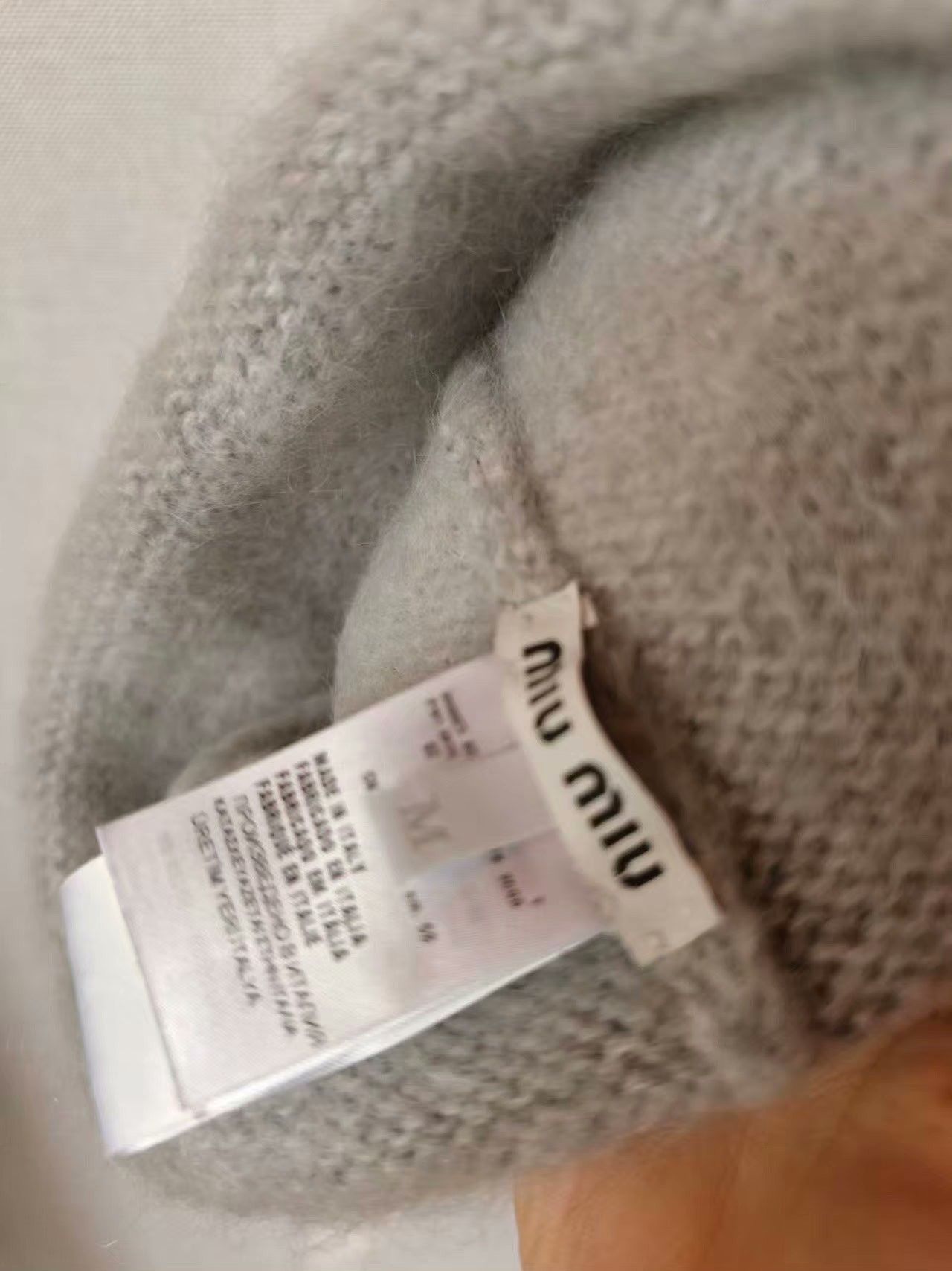 Miu Miu Miu Miu Knit Beanie Hat Size ONE SIZE - 2 Thumbnail