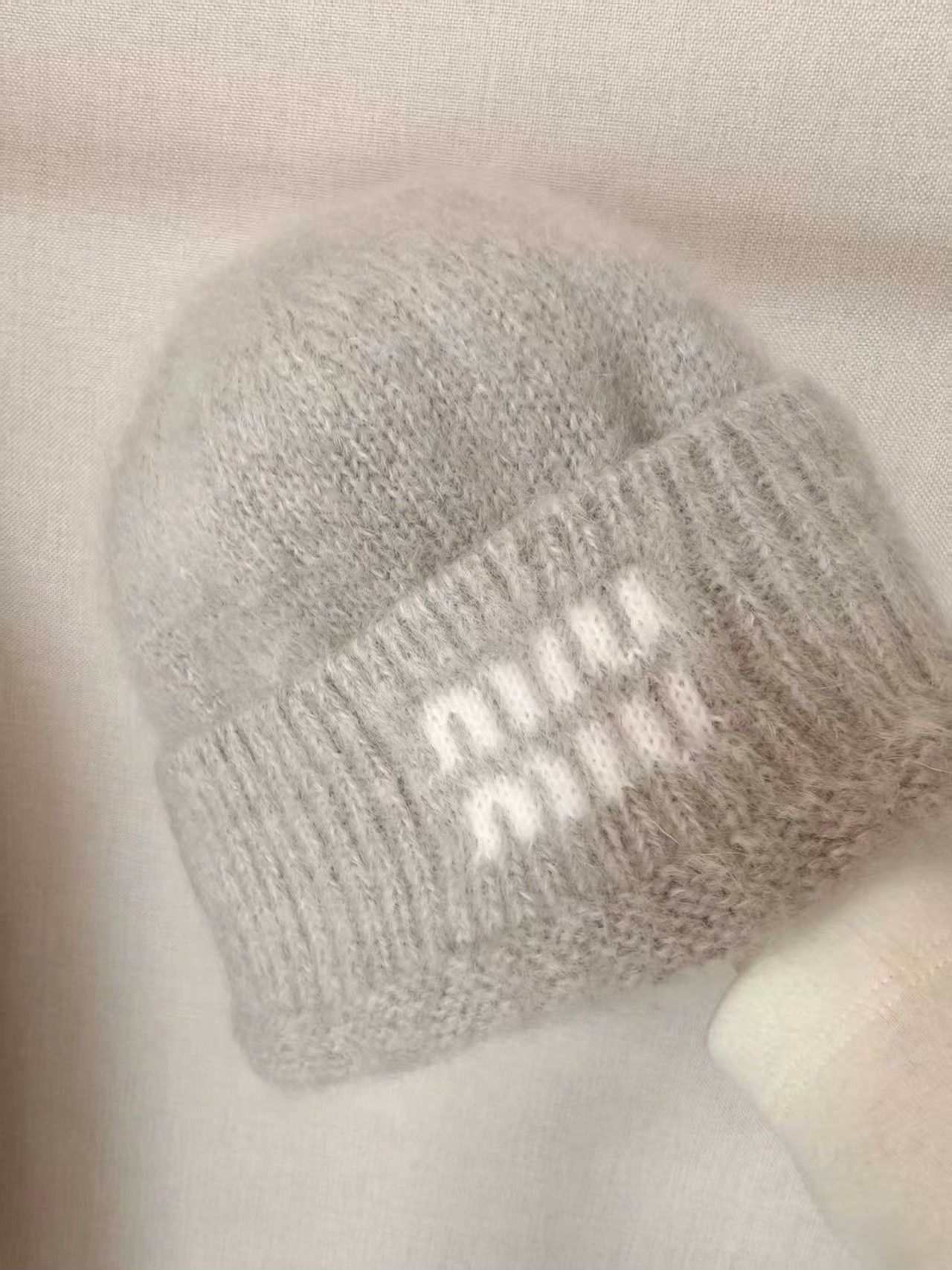 Miu Miu Miu Miu Knit Beanie Hat Size ONE SIZE - 3 Thumbnail