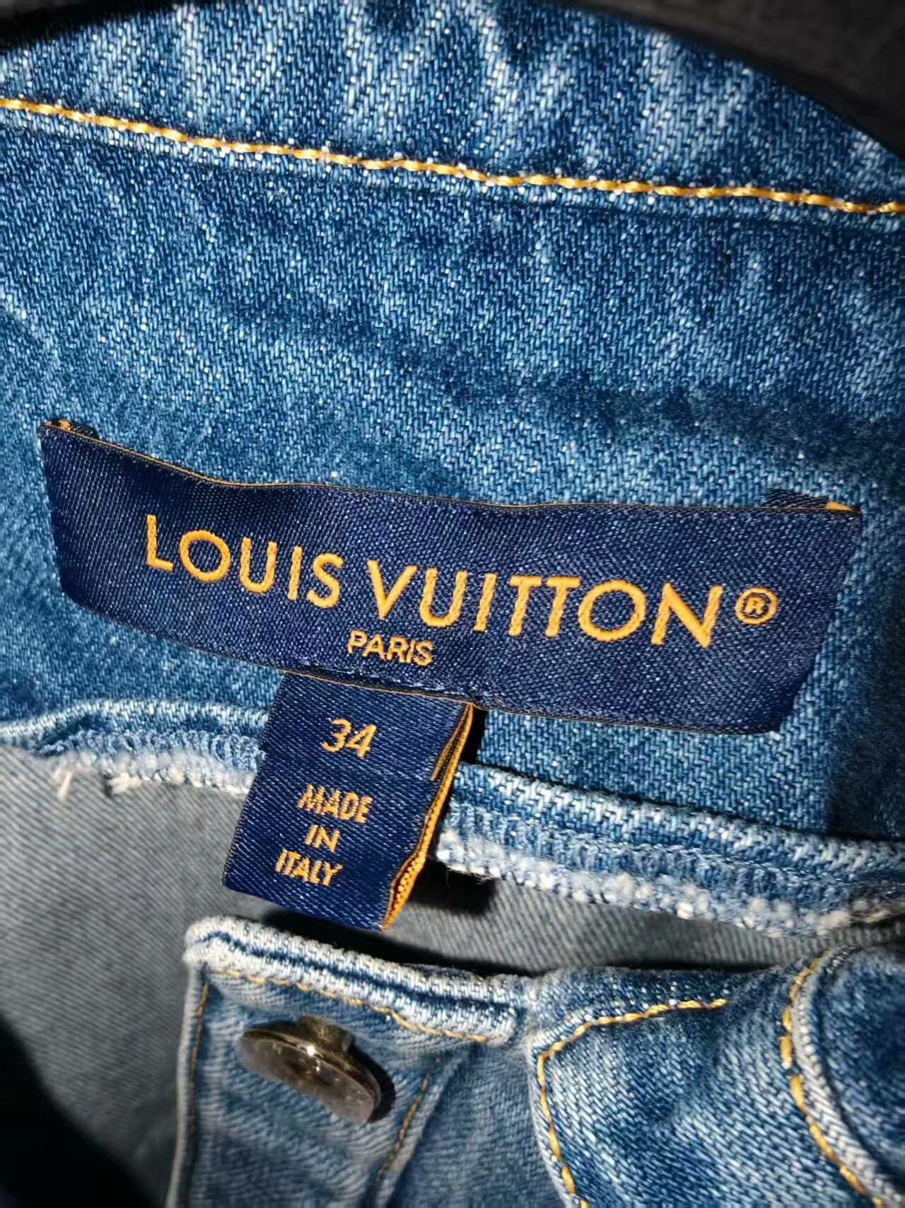 Louis Vuitton LV Denim Jacket Size XXS / US 00 / IT 34 - 2 Thumbnail