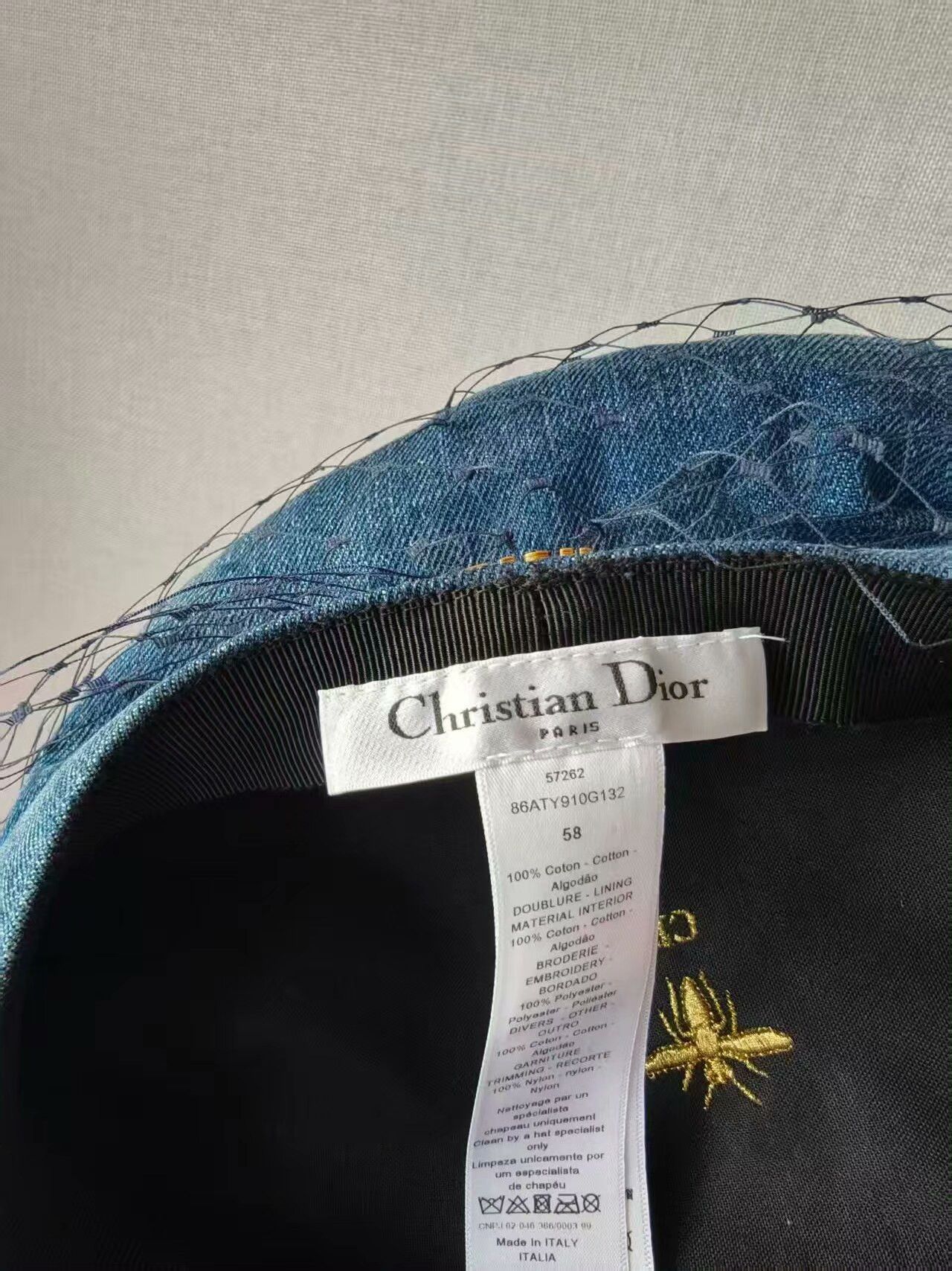 Dior Dior Beret Size ONE SIZE - 2 Thumbnail