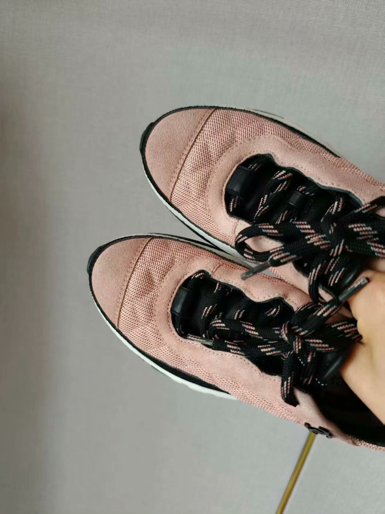 Chanel Chanel Women's Pink Sneakers Size US 4 / IT 34 - 6 Thumbnail
