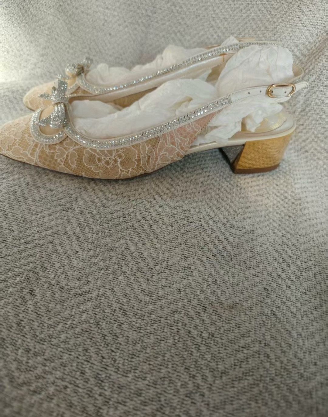 M+Rc Noir RC Women's Silver Glitter Shoes Size US 4.5 / IT 34.5 - 2 Thumbnail