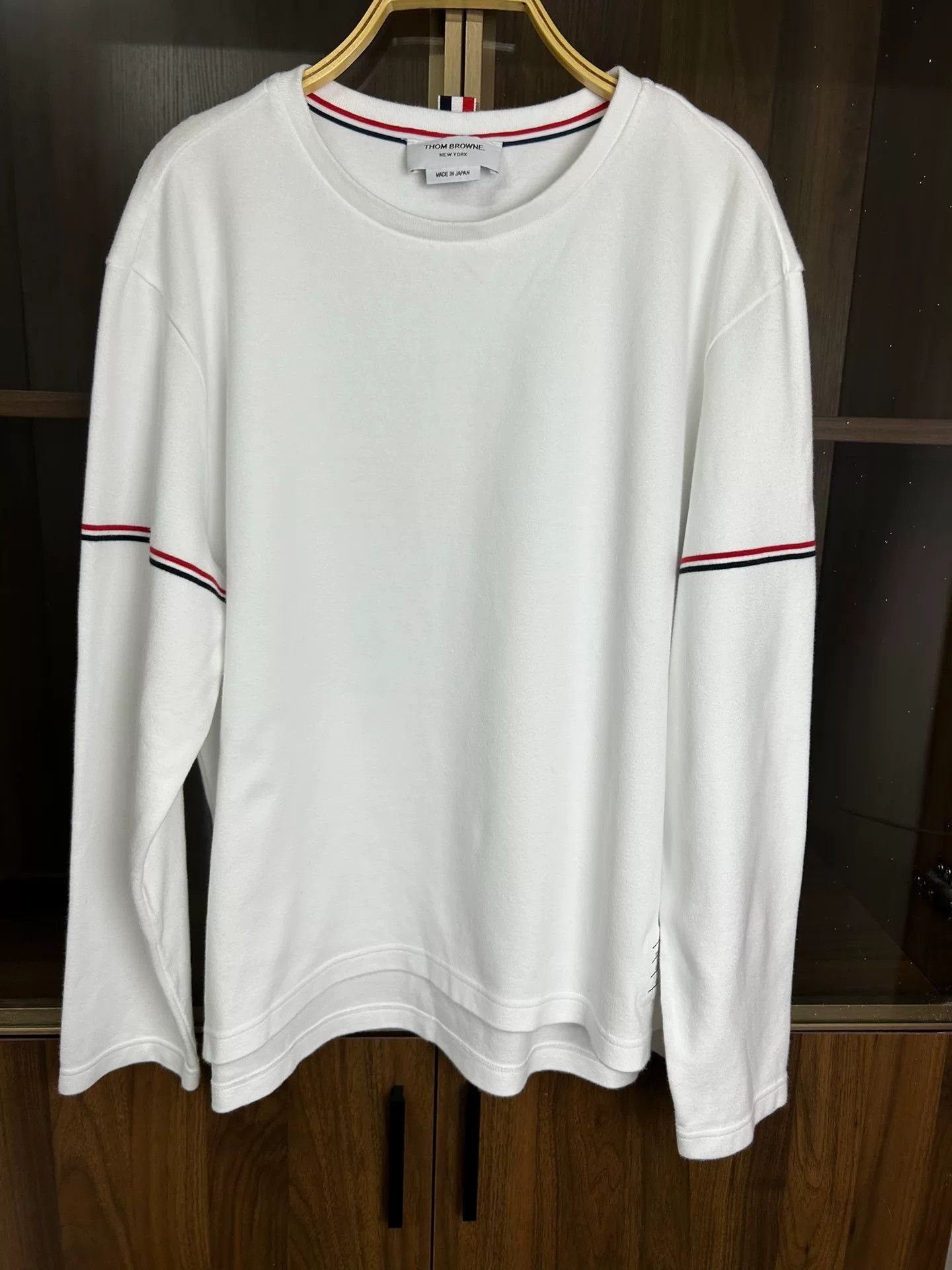 Thom Browne Thom Browne Classic White Stripe T-Shirt Set Size US M / EU 48-50 / 2 - 2 Thumbnail