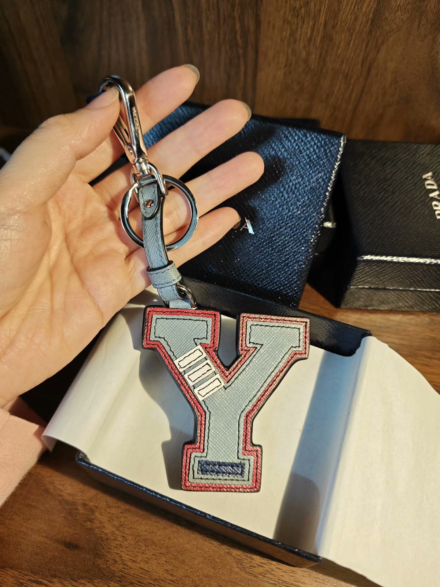 Prada Prada Letter H Keychain Size ONE SIZE - 2 Thumbnail