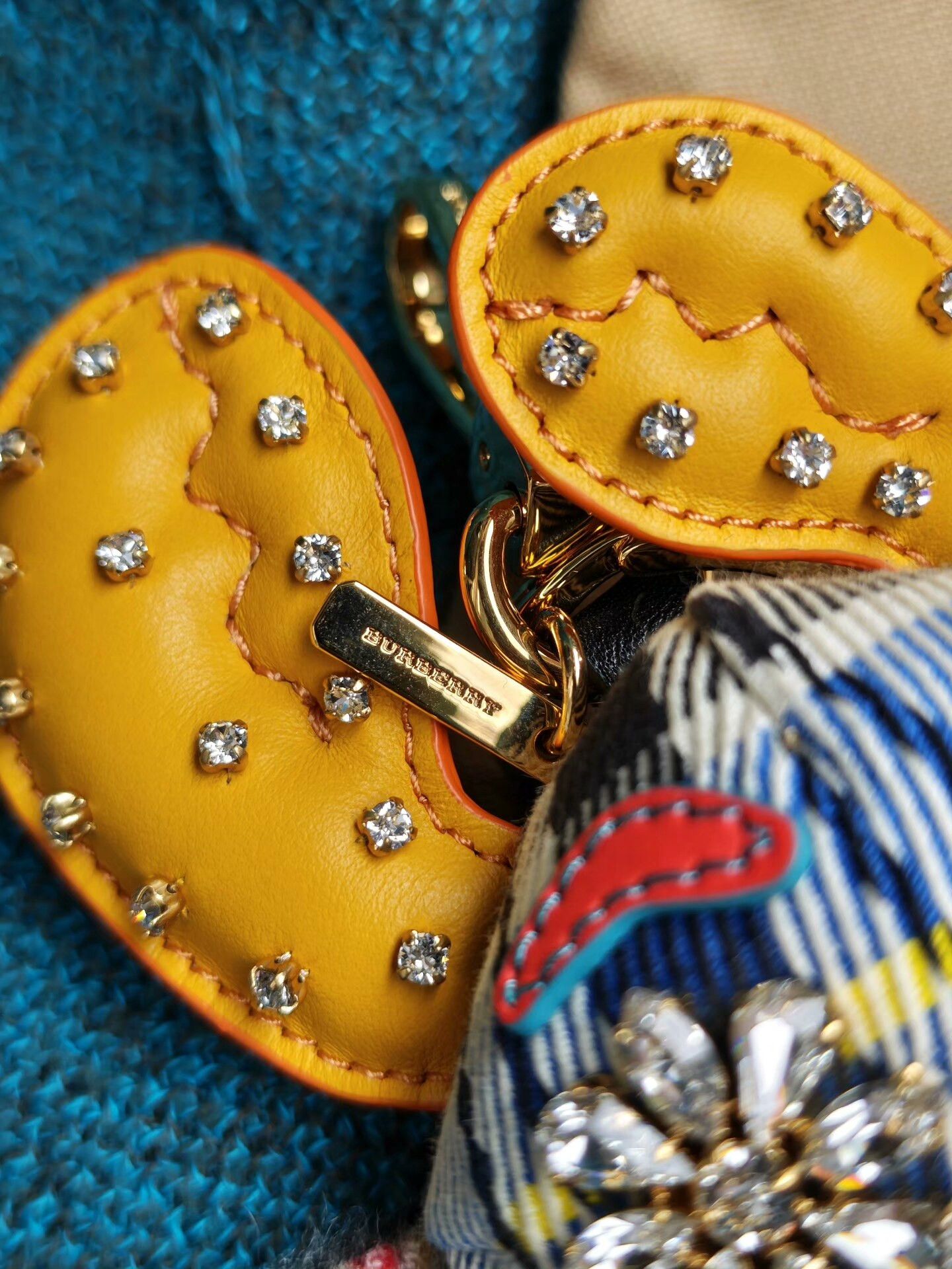 Burberry Burberry Check Crab Keychain Charm Size ONE SIZE - 2 Thumbnail