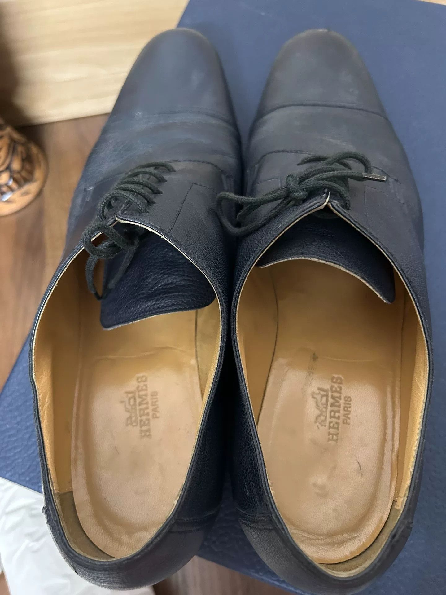 Hermes Hermes Men's Business Leather Shoes Size 41 Size US 8 / EU 41 - 6 Thumbnail
