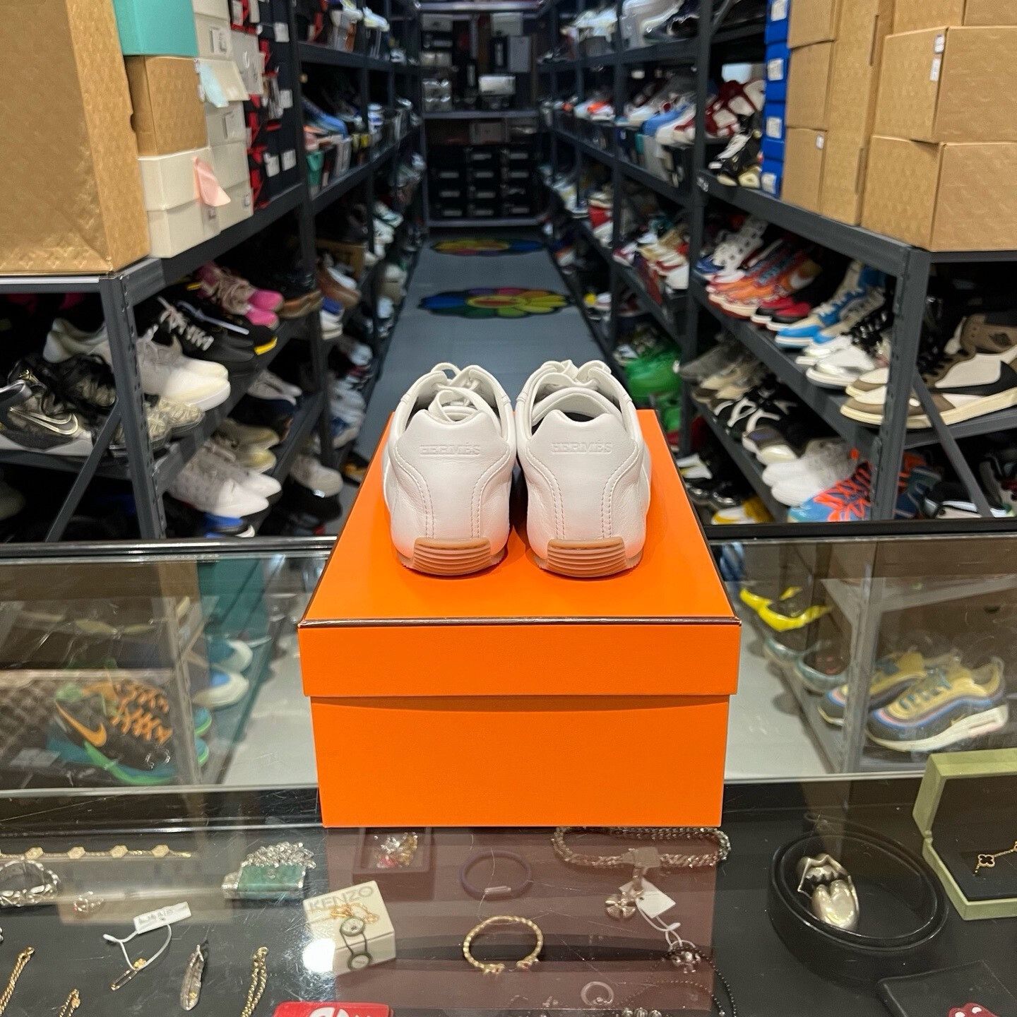 Hermes Hermes Master White Calf Leather Size US 6 / IT 36 - 3 Thumbnail