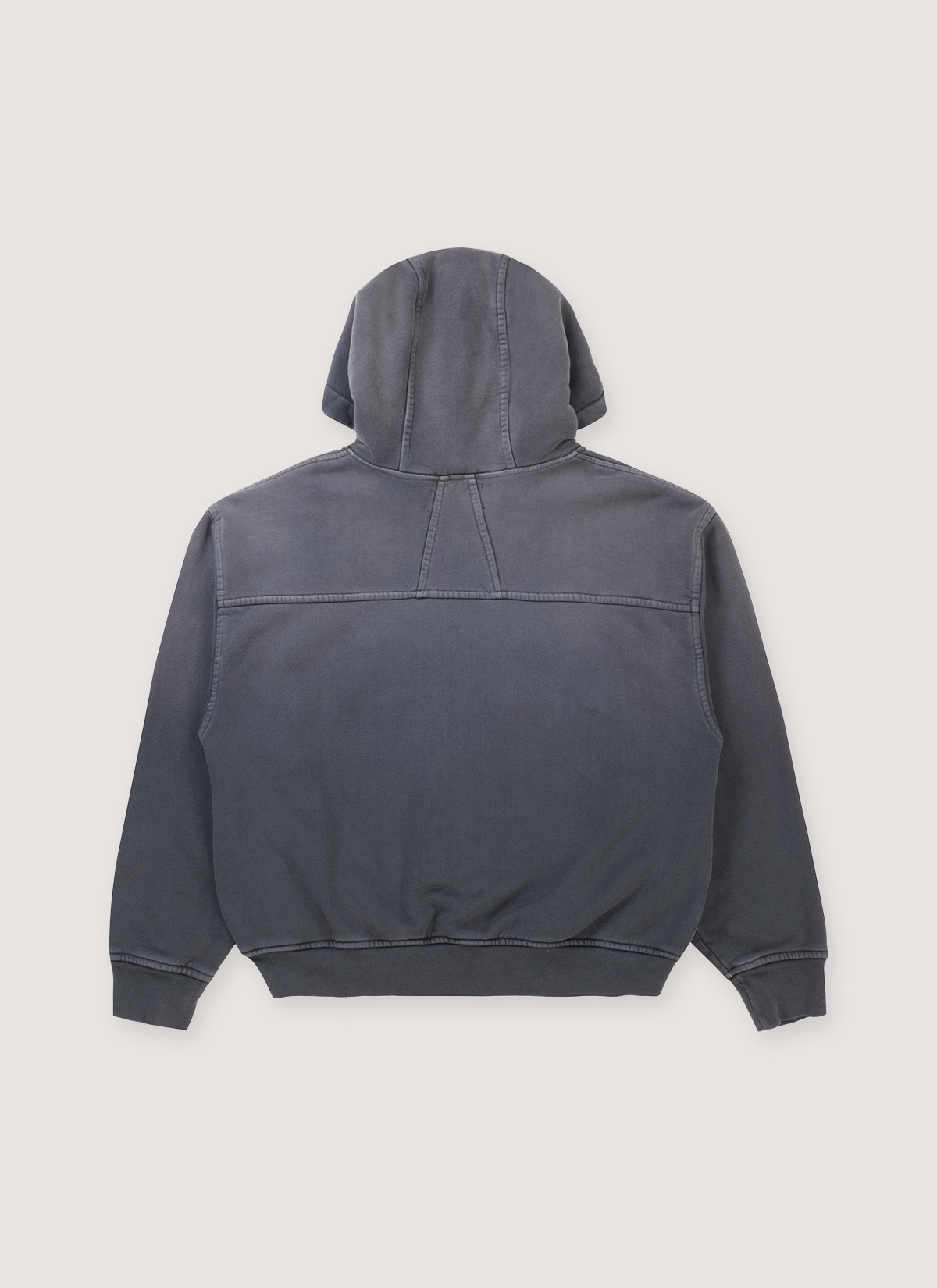 Other Pieces Basic Program Zip Up Sweatshirt Washed Black Size US XL / EU 56 / 4 - 2 Thumbnail