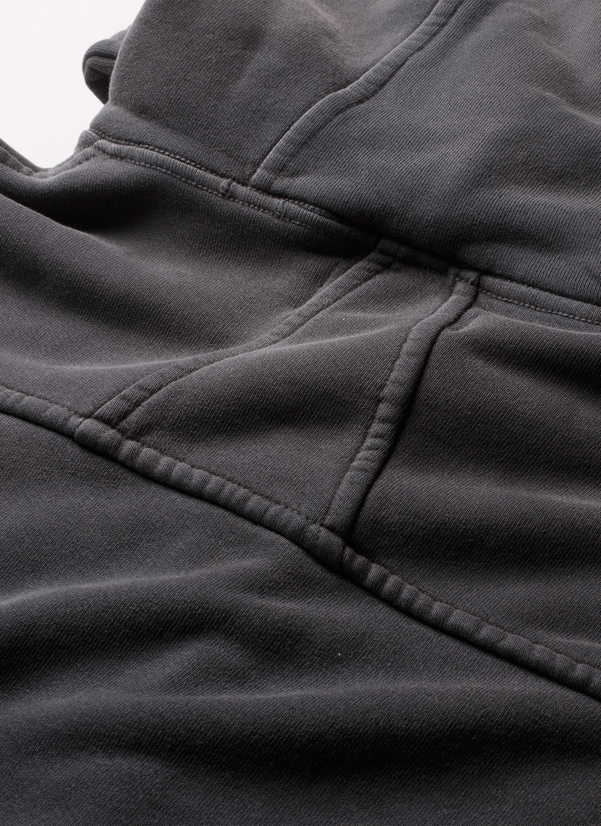 Other Pieces Basic Program Zip Up Sweatshirt Washed Black Size US XL / EU 56 / 4 - 7 Thumbnail