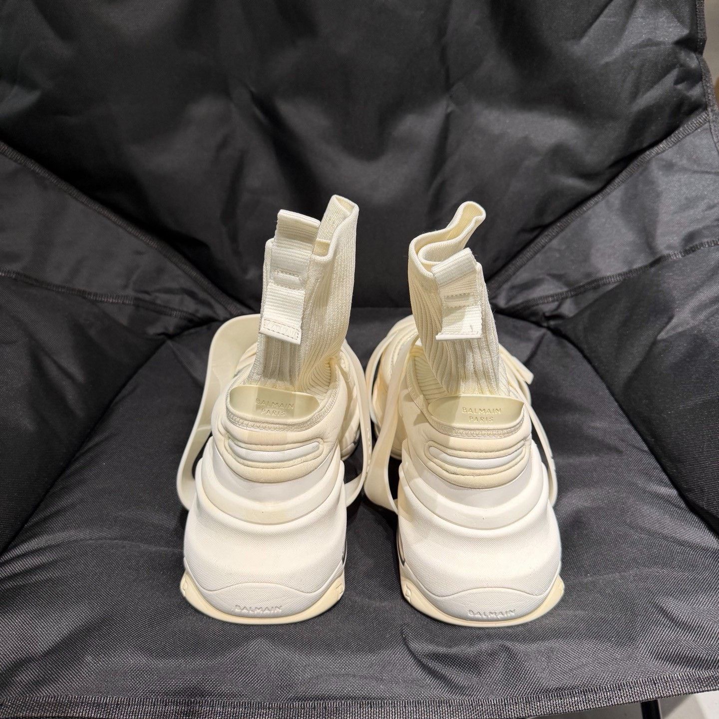 Balmain Balmain White Mid-Calf Casual Shoes Size US 11 / EU 44 - 4 Thumbnail