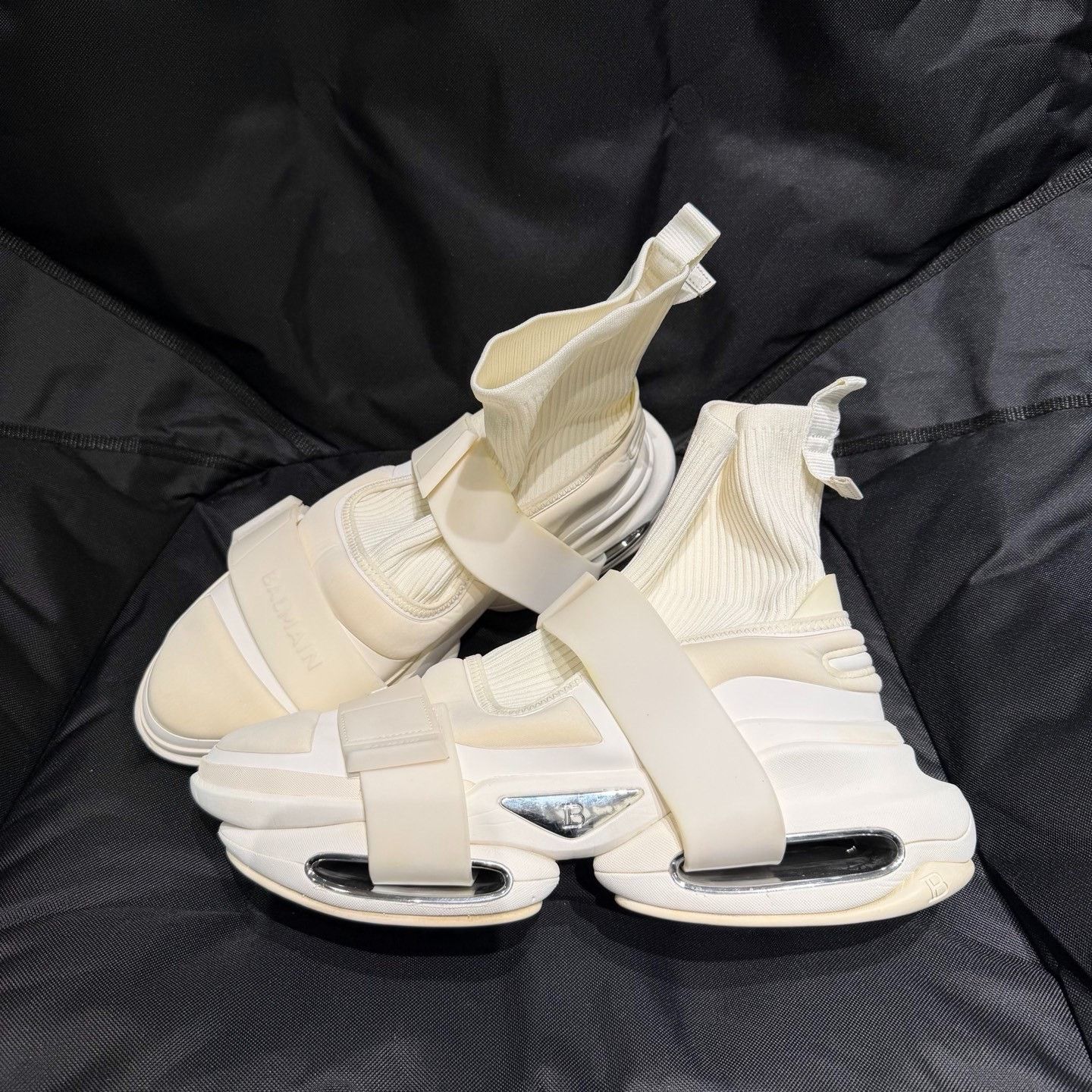 Balmain Balmain White Mid-Calf Casual Shoes Size US 11 / EU 44 - 2 Thumbnail