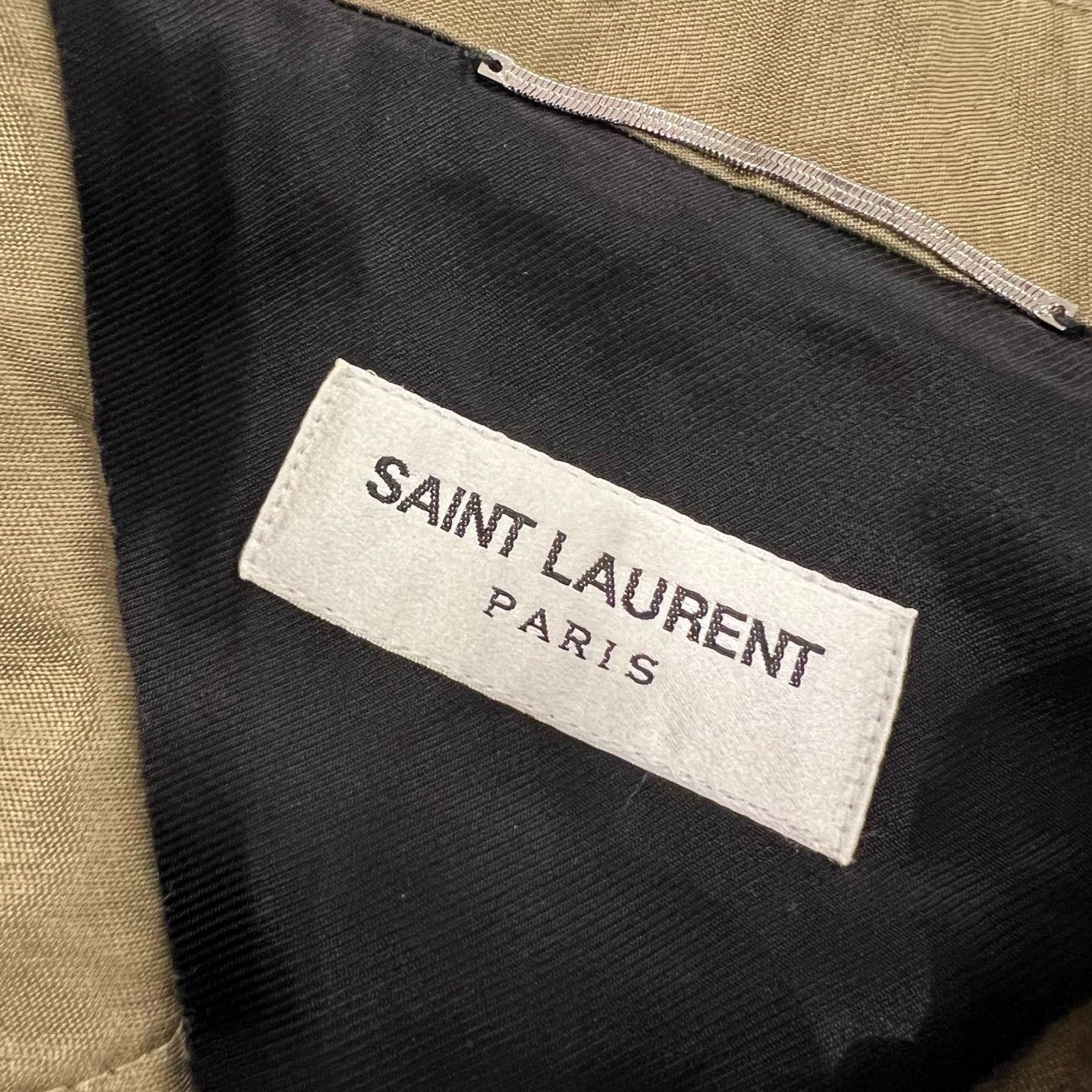Yves Saint Laurent YSL Saint Laurent Gold Washed Metallic Jacket Size US M / EU 48-50 / 2 - 4 Thumbnail