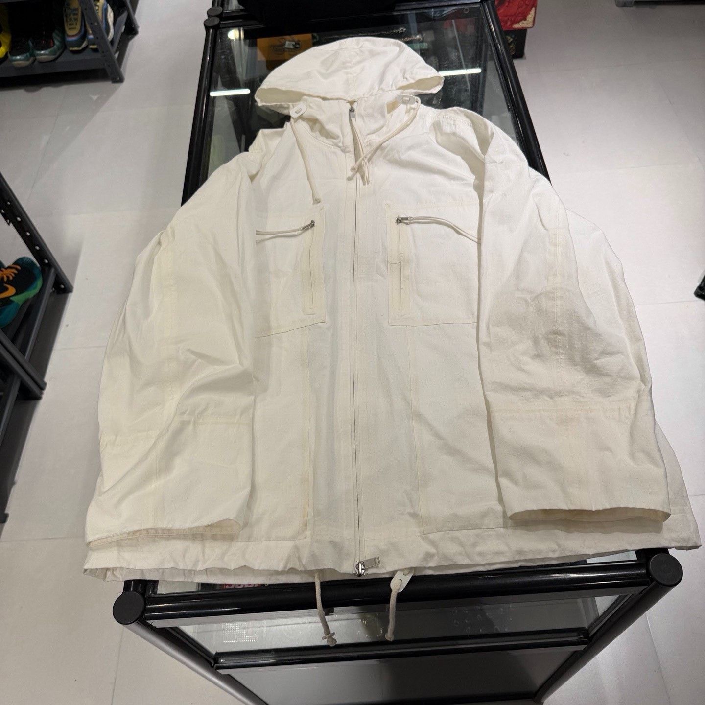 Jil Sander Jil Sander White Hooded Coat Size US M / EU 48-50 / 2 - 5 Thumbnail