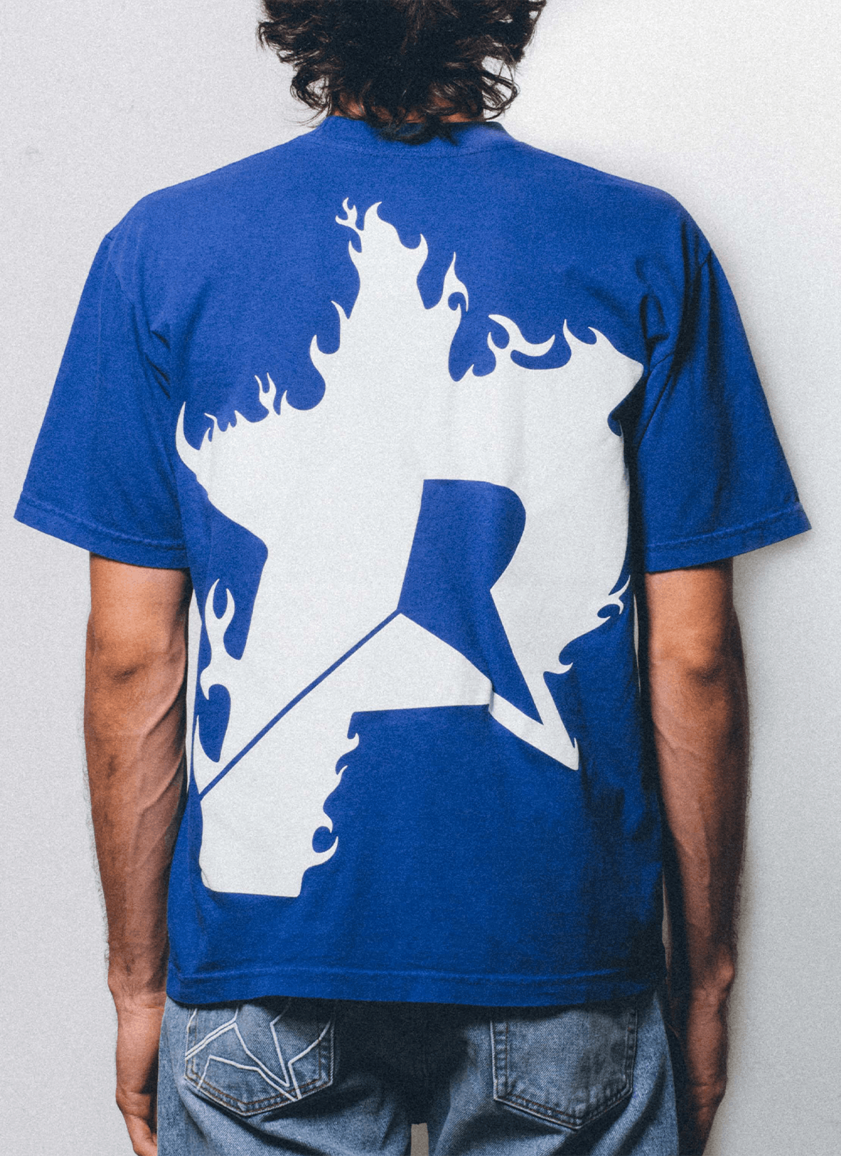 Other Pieces P Star Flame Tee Dodger Blue Size US S / EU 44-46 / 1 - 4 Thumbnail