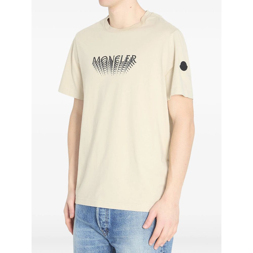 Moncler Moncler NEUTRALS T-Shirts & Vests - T-Shirts Size US M / EU 48-50 / 2 - 4 Thumbnail