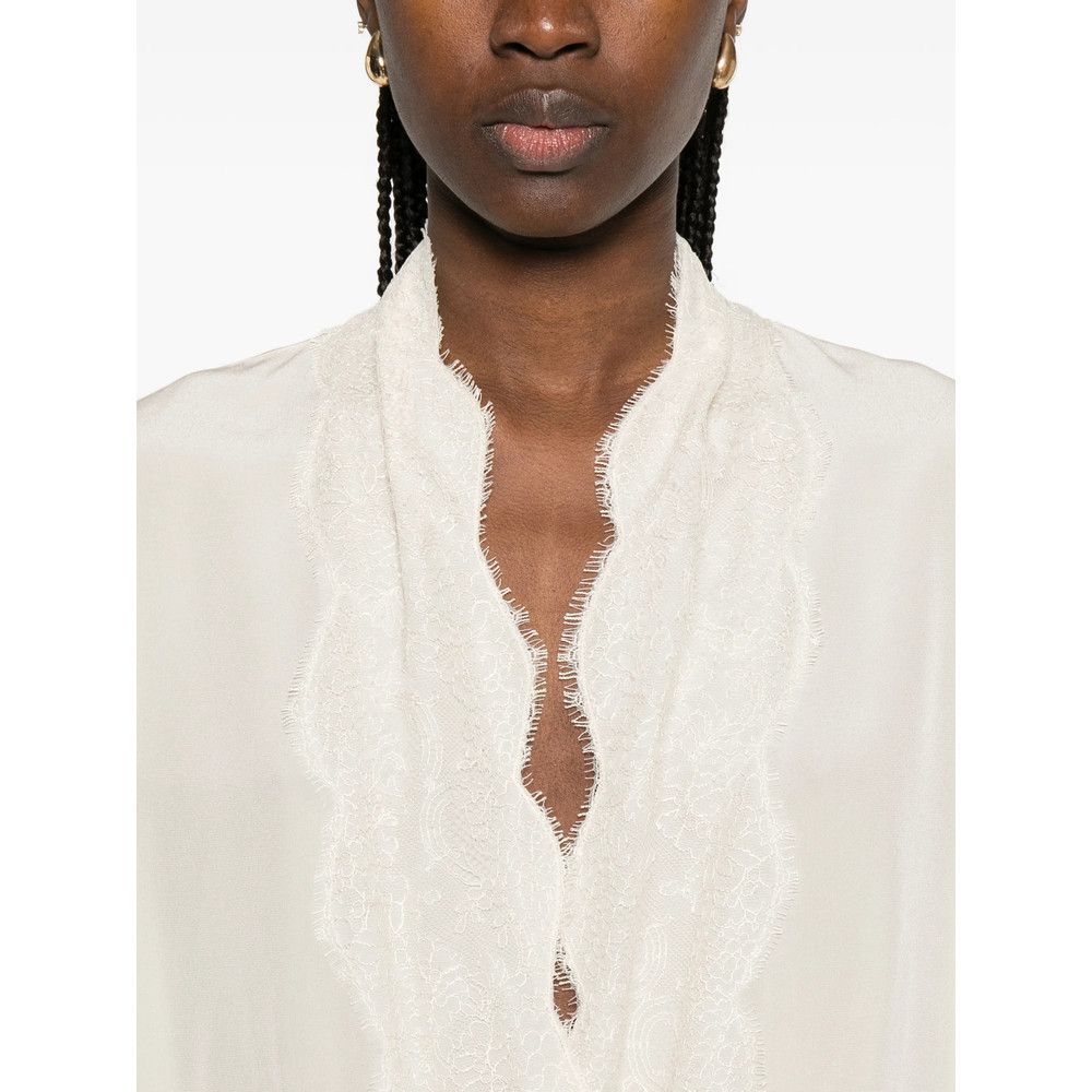 Valentino Valentino NEUTRALS Tops - Blouses Size XS / US 0-2 / IT 36-38 - 4 Thumbnail