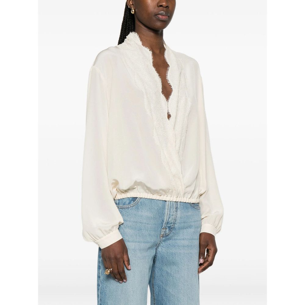 Valentino Valentino NEUTRALS Tops - Blouses Size XS / US 0-2 / IT 36-38 - 5 Thumbnail