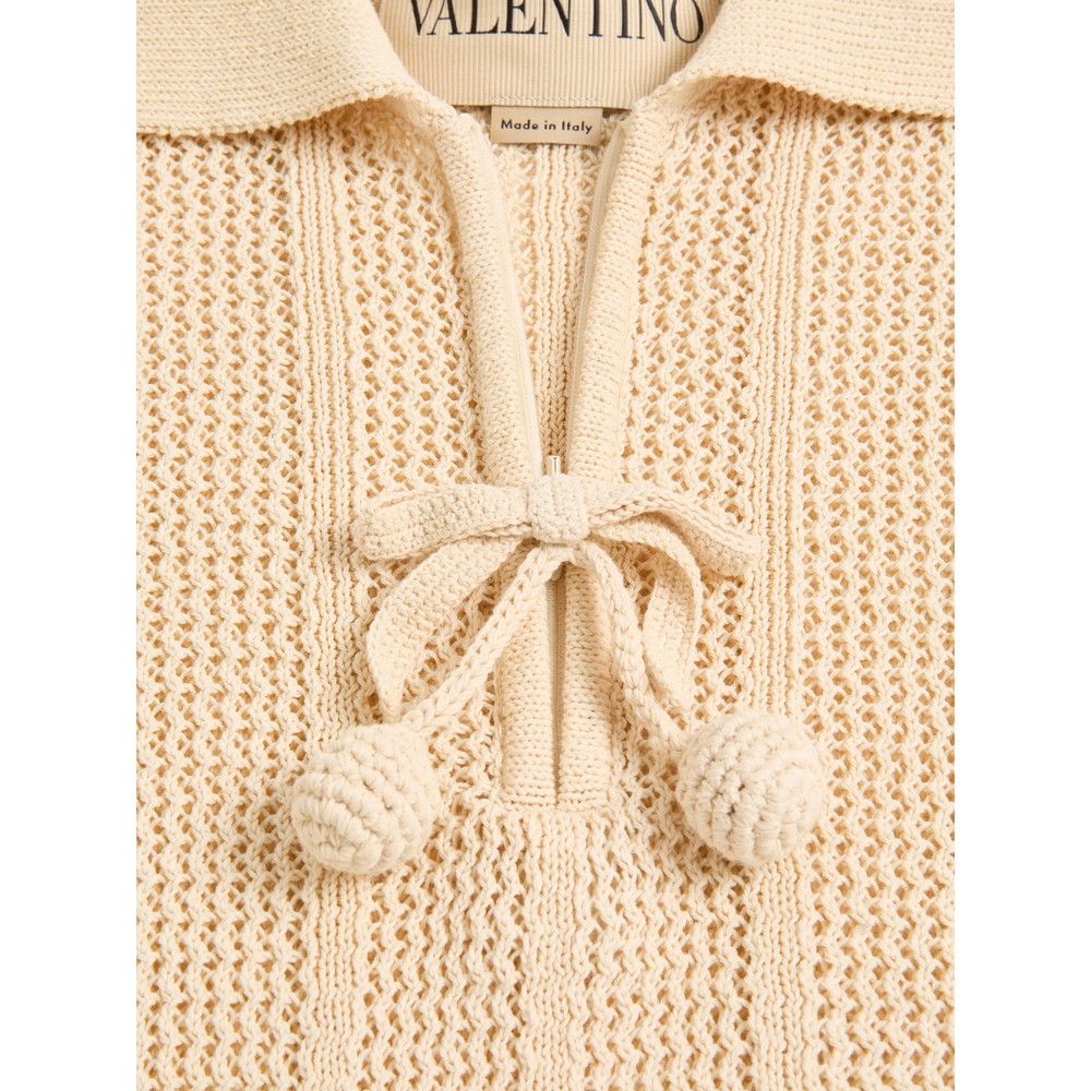 Valentino Valentino NEUTRALS Tops - Polo Tops Size XS / US 0-2 / IT 36-38 - 6 Thumbnail