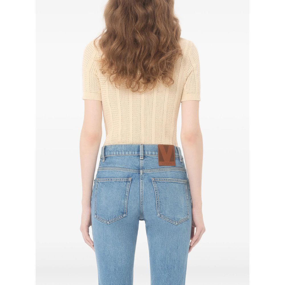 Valentino Valentino NEUTRALS Tops - Polo Tops Size XS / US 0-2 / IT 36-38 - 3 Thumbnail