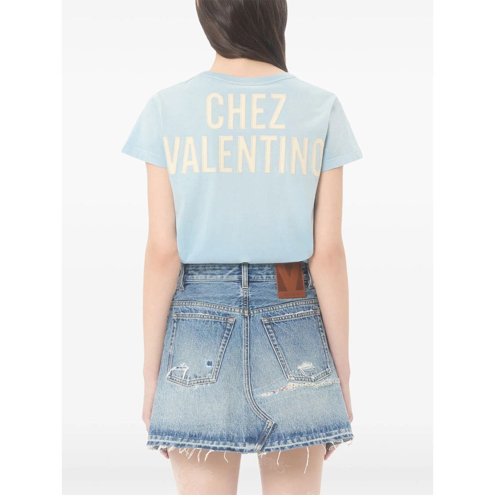 Valentino Valentino BLUE Tops - T-shirts & Jerseys Size S / US 4 / IT 40 - 5 Thumbnail