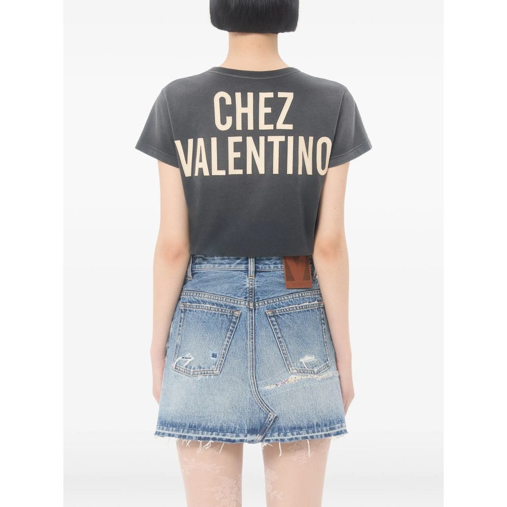 Valentino Valentino GREY Tops - T-shirts & Jerseys Size XS / US 0-2 / IT 36-38 - 3 Thumbnail