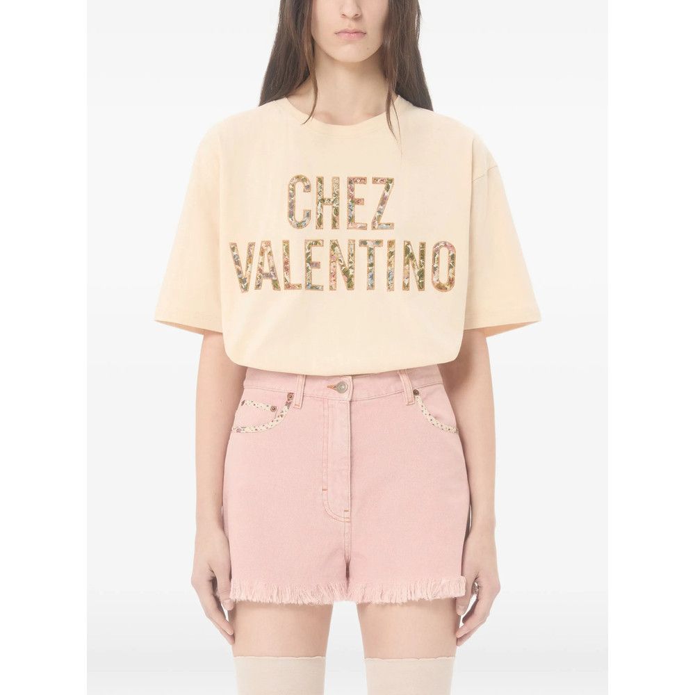 Valentino Valentino NEUTRALS Tops - T-shirts & Jerseys Size S / US 4 / IT 40 - 4 Thumbnail