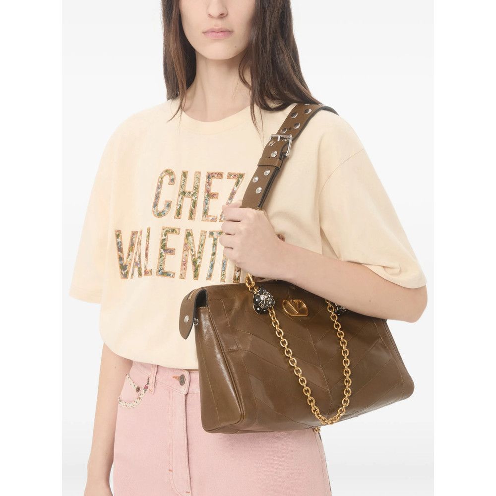 Valentino Valentino NEUTRALS Tops - T-shirts & Jerseys Size XS / US 0-2 / IT 36-38 - 5 Thumbnail