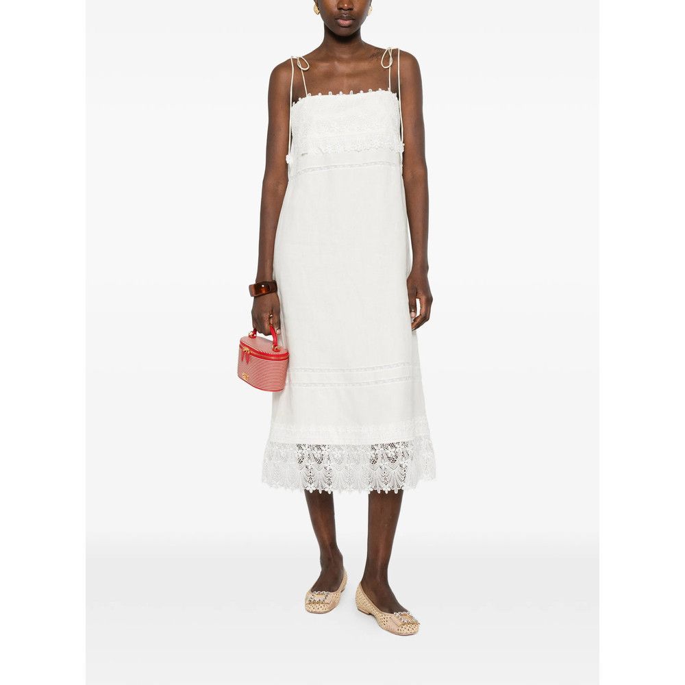 Valentino Valentino WHITE Dresses - Day Dresses Size S / US 4 / IT 40 - 4 Thumbnail