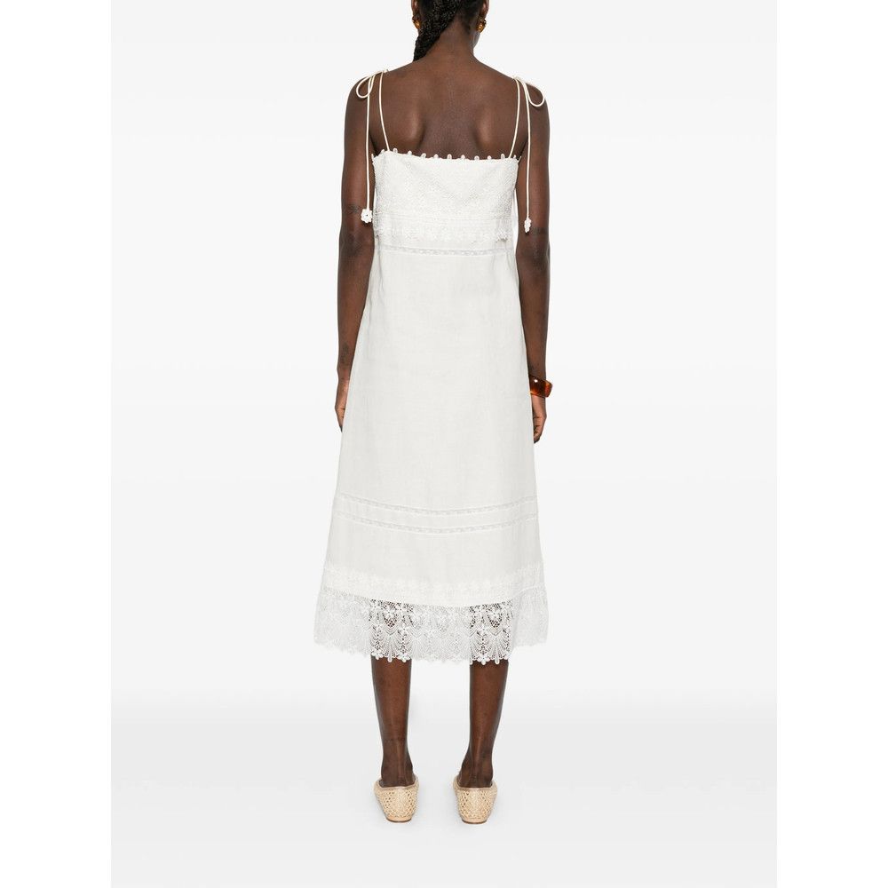 Valentino Valentino WHITE Dresses - Day Dresses Size S / US 4 / IT 40 - 5 Thumbnail