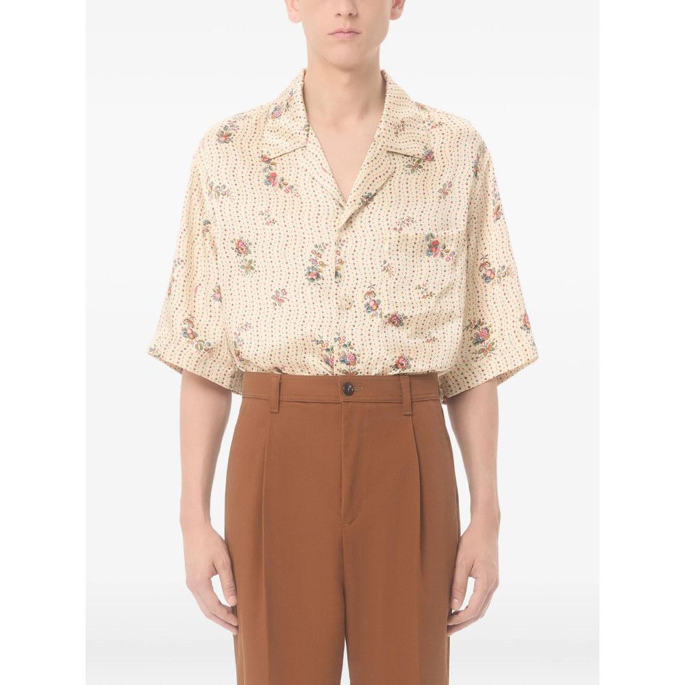Valentino Valentino NEUTRALS Shirts Size US M / EU 48-50 / 2 - 2 Thumbnail