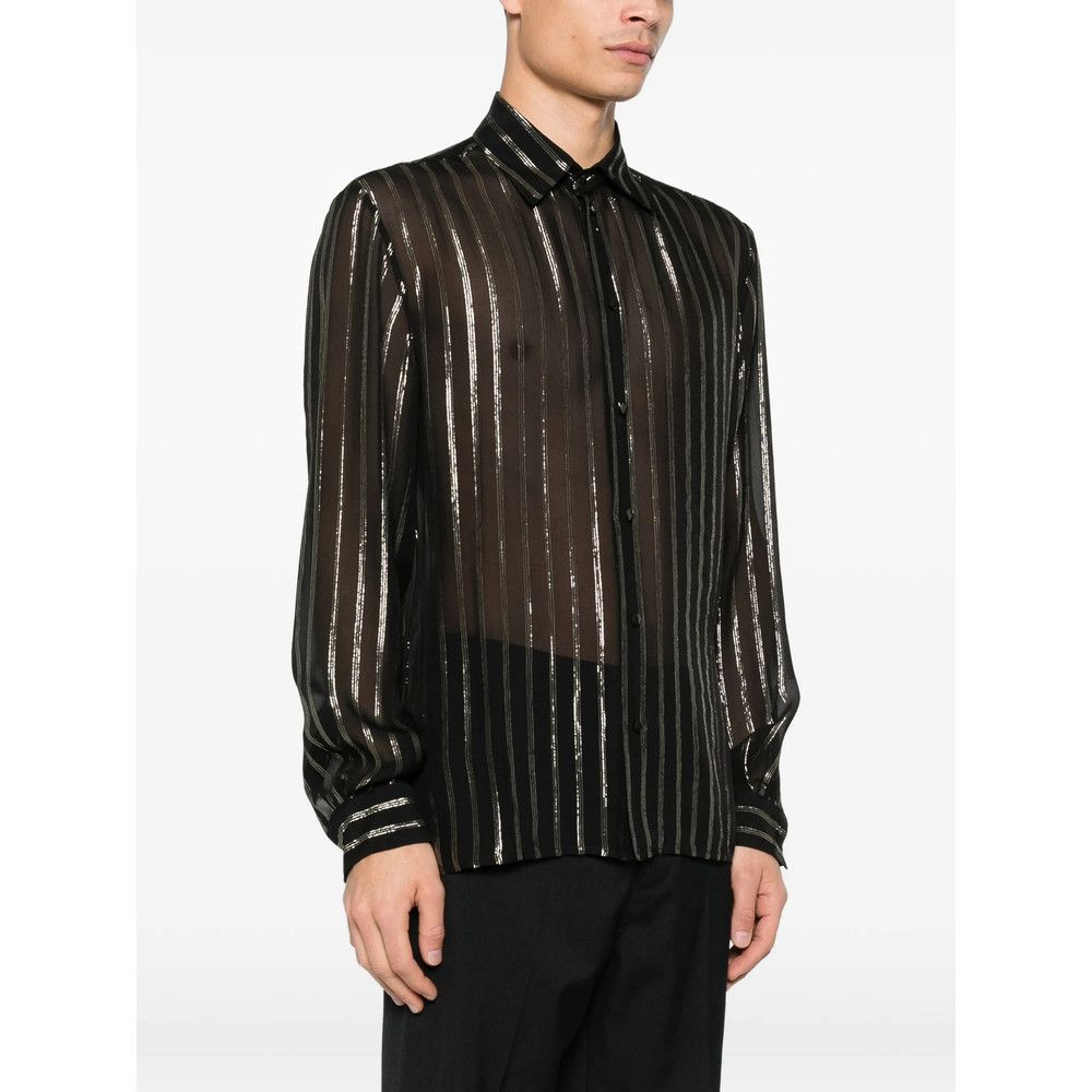 Valentino Valentino BLACK Shirts Size US L / EU 52-54 / 3 - 3 Thumbnail