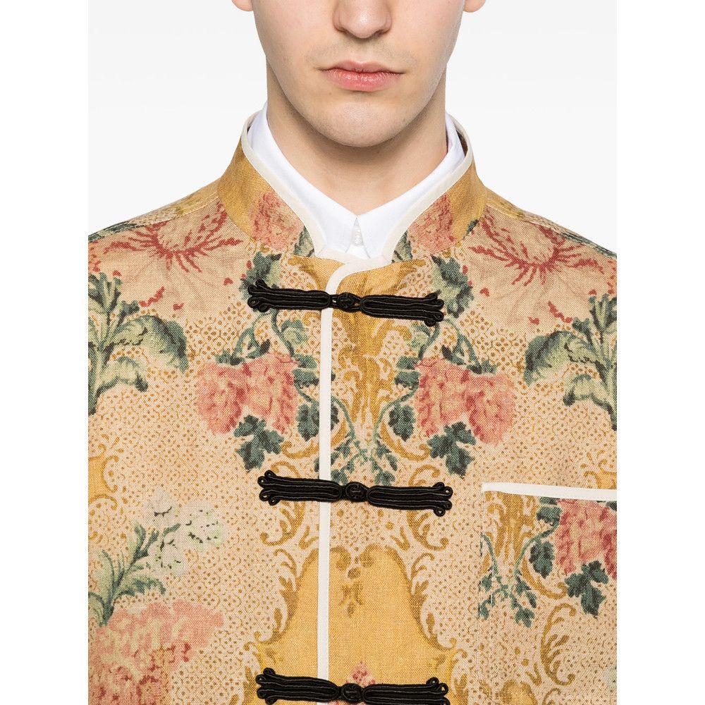 Valentino Valentino YELLOW Jackets - Shirt Jackets Size US M / EU 48-50 / 2 - 4 Thumbnail