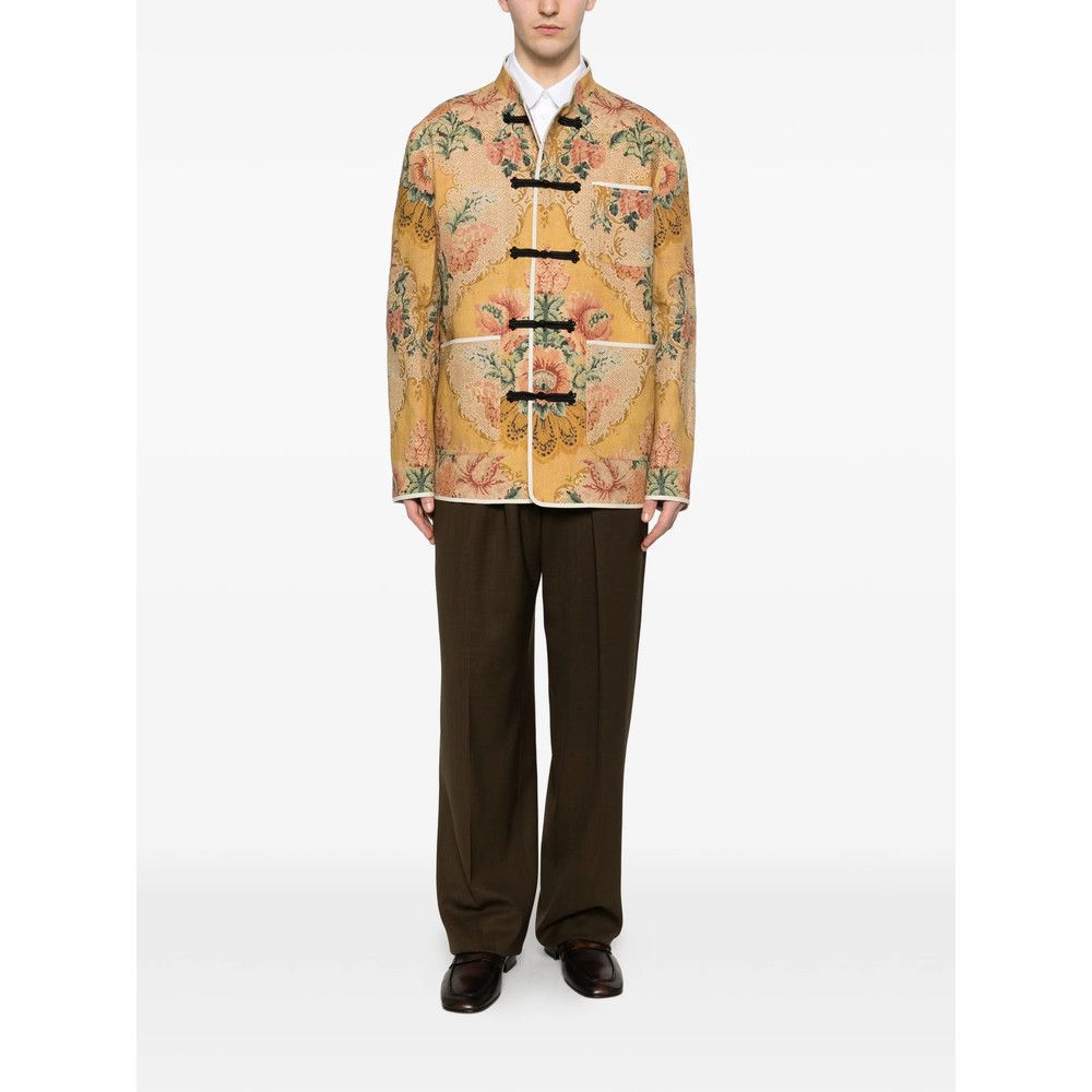 Valentino Valentino YELLOW Jackets - Shirt Jackets Size US M / EU 48-50 / 2 - 3 Thumbnail