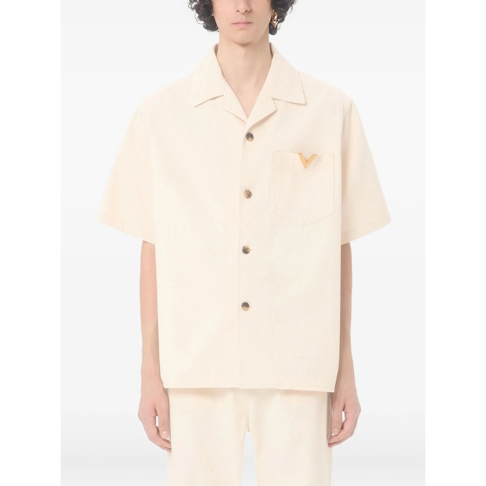 Valentino Valentino NEUTRALS Shirts Size US M / EU 48-50 / 2 - 2 Thumbnail