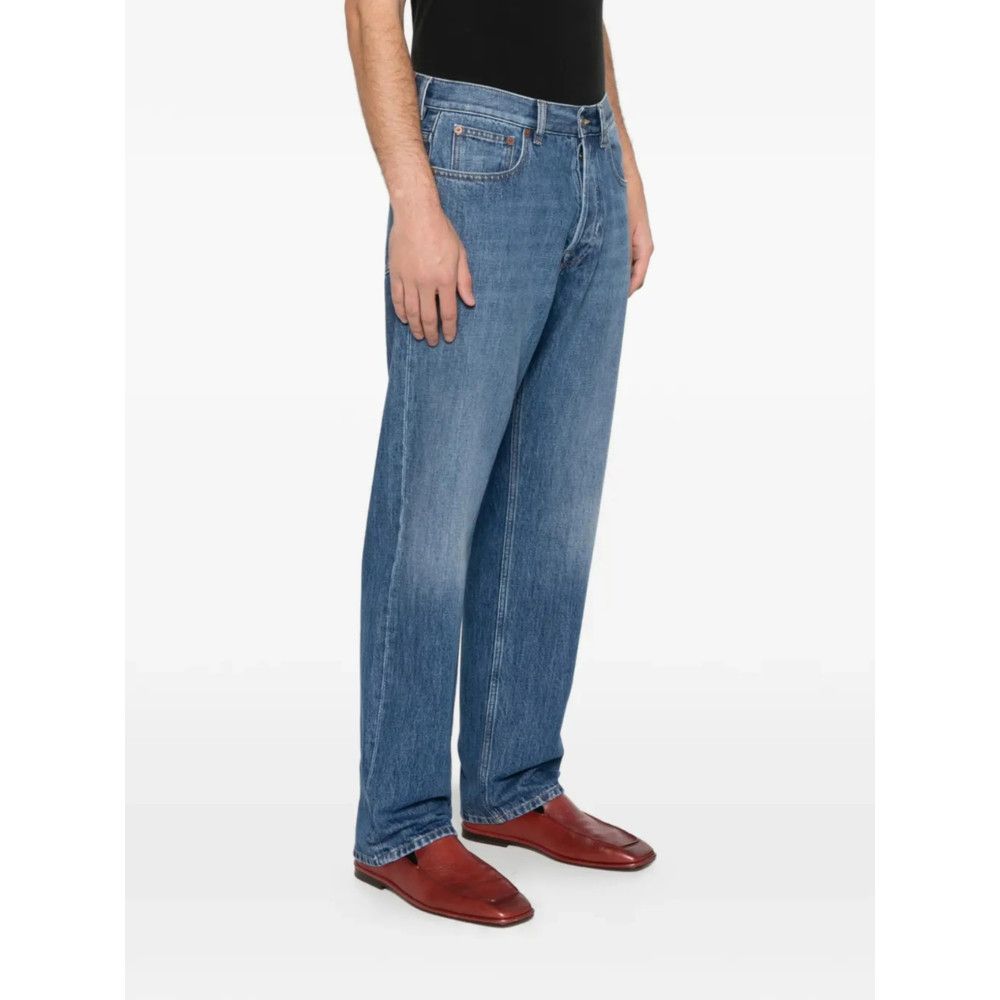 Valentino Valentino BLUE Denim - Regular & Straight-Leg Jeans Size US 30 / EU 46 - 4 Thumbnail