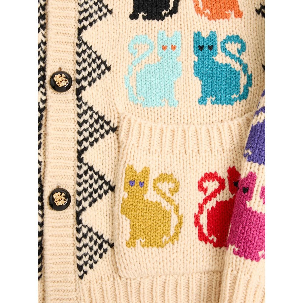 Valentino Valentino NEUTRALS Sweaters & Knitwear - Cardigans Size US M / EU 48-50 / 2 - 2 Thumbnail
