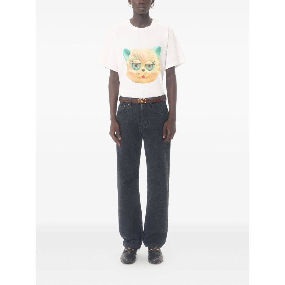 Valentino Valentino WHITE T-Shirts & Vests - T-Shirts Size US M / EU 48-50 / 2 - 4 Thumbnail