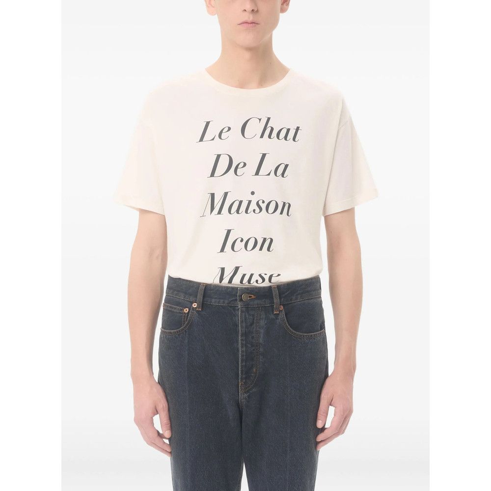 Valentino Valentino NEUTRALS T-Shirts & Vests - T-Shirts Size US L / EU 52-54 / 3 - 4 Thumbnail
