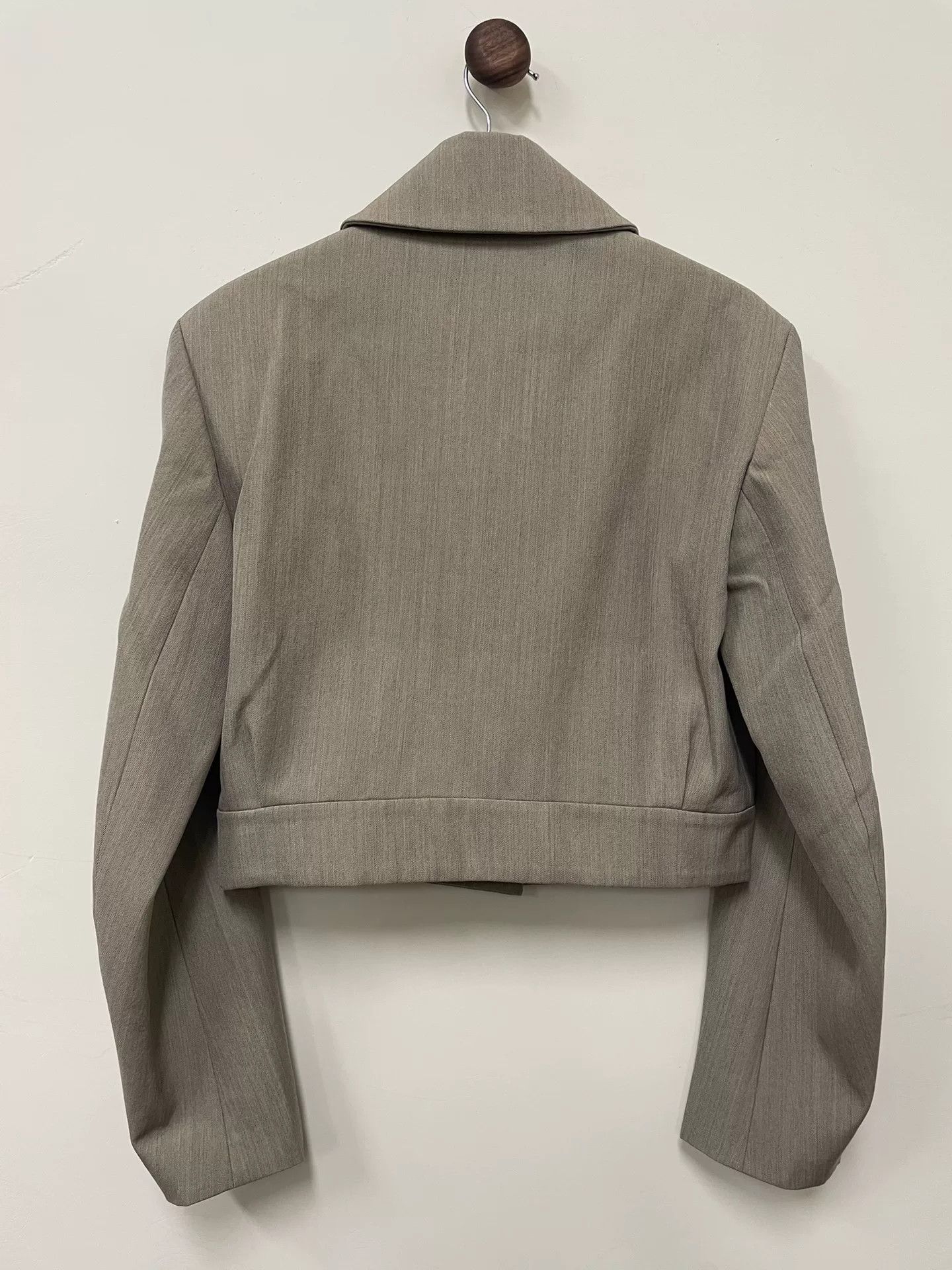 Lemaire Lemaire 20AW Gray Wool Short Jacket Size XS / US 0-2 / IT 36-38 - 2 Thumbnail