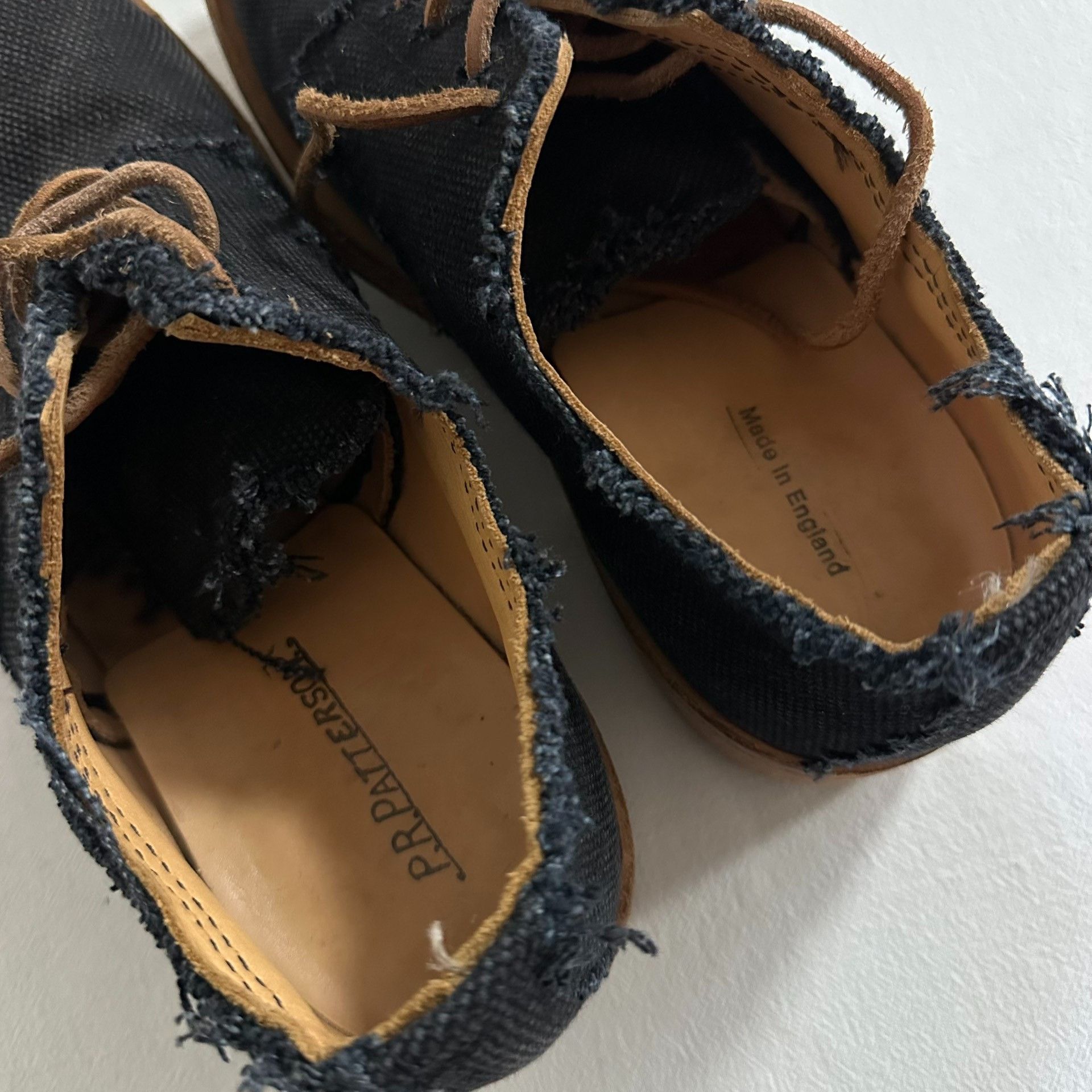 P.R. Patterson P.R.Patterson Antique Canvas Leather Derby Size US 7 / EU 40 - 8 Thumbnail