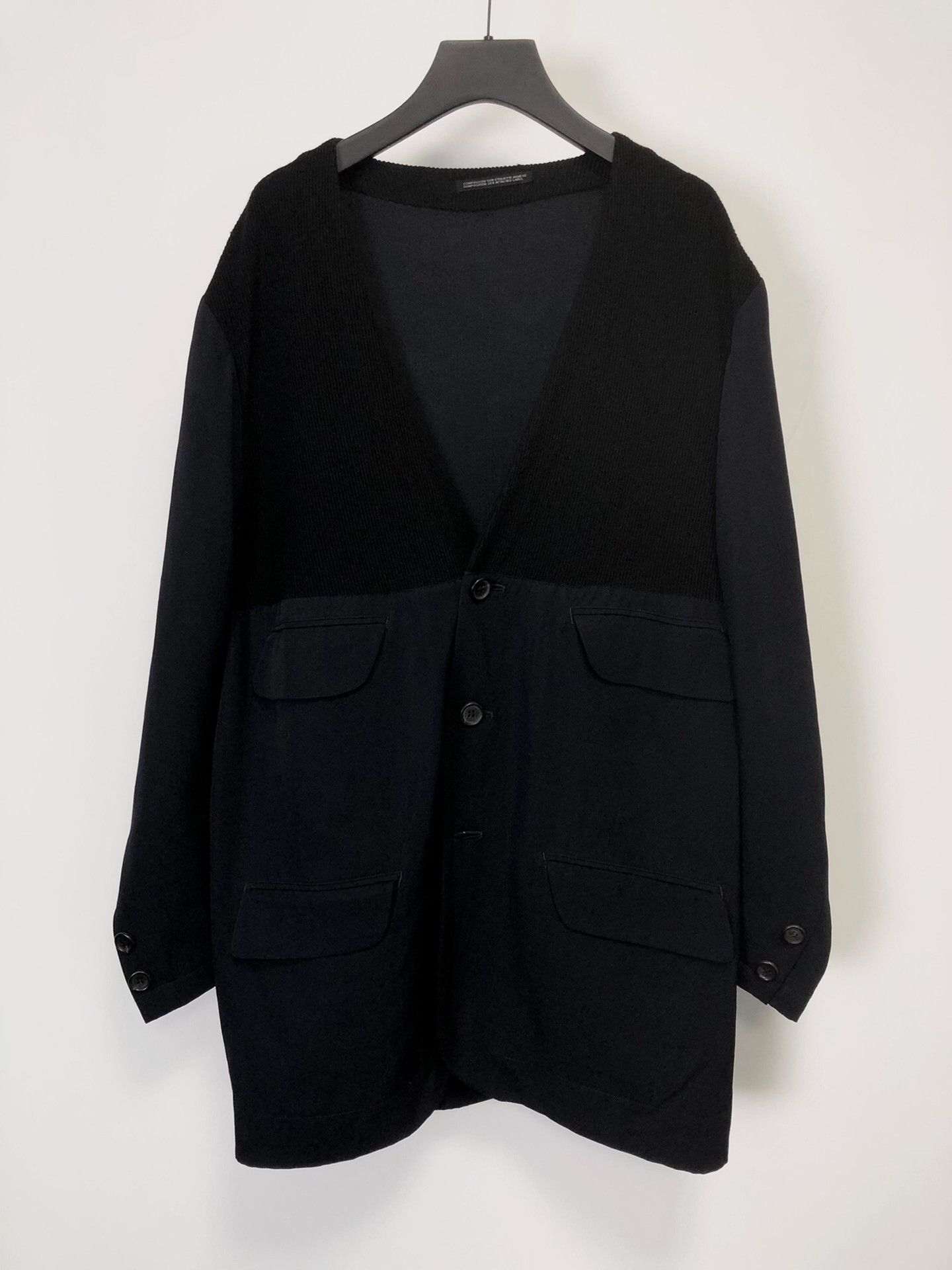 Yohji Yamamoto Yohji Yamamoto 96AW Paneled Coat Size US S / EU 44-46 / 1 - 3 Thumbnail